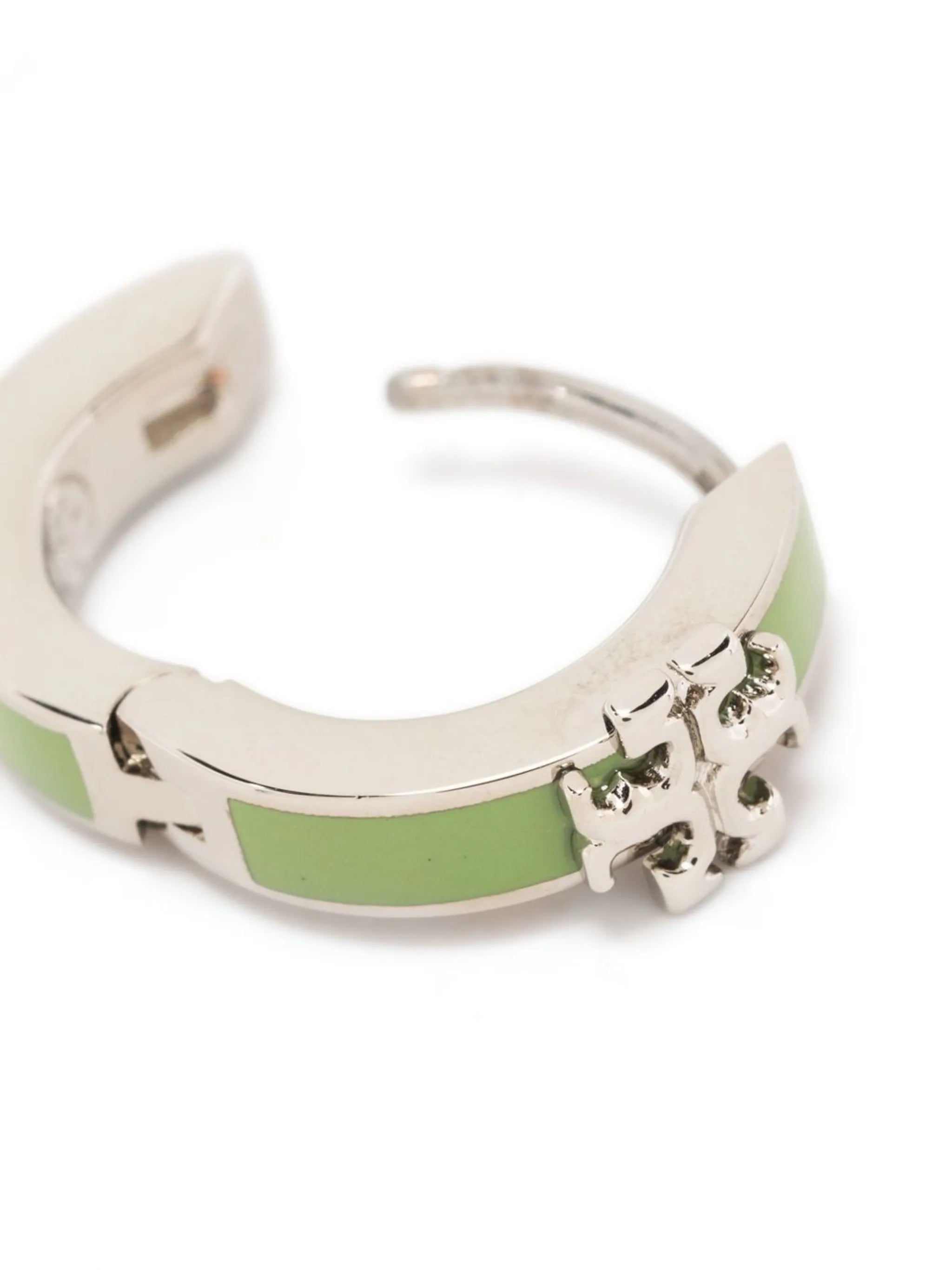 Kira logo huggie hoops