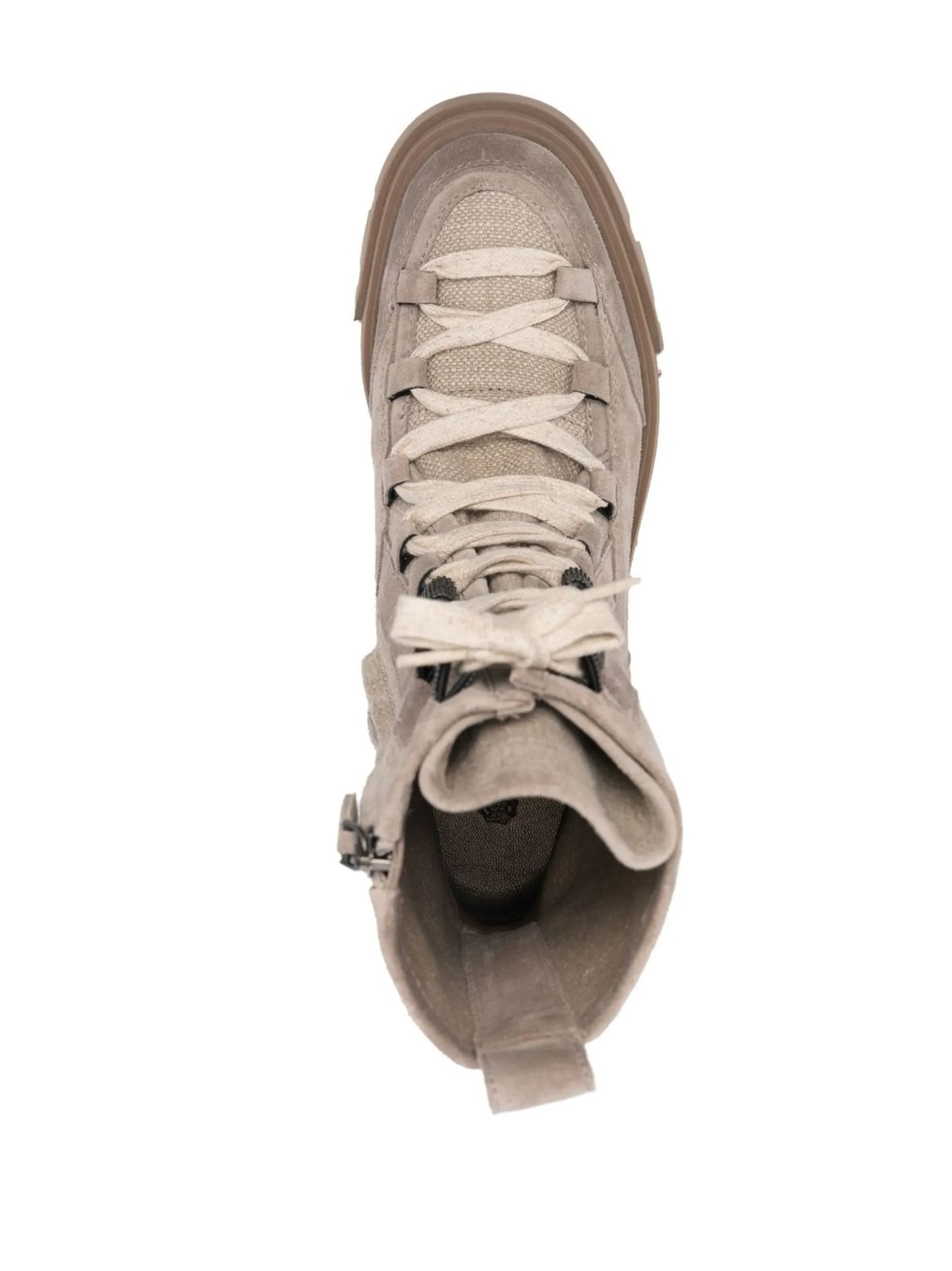 chunky-sole lace-up boots