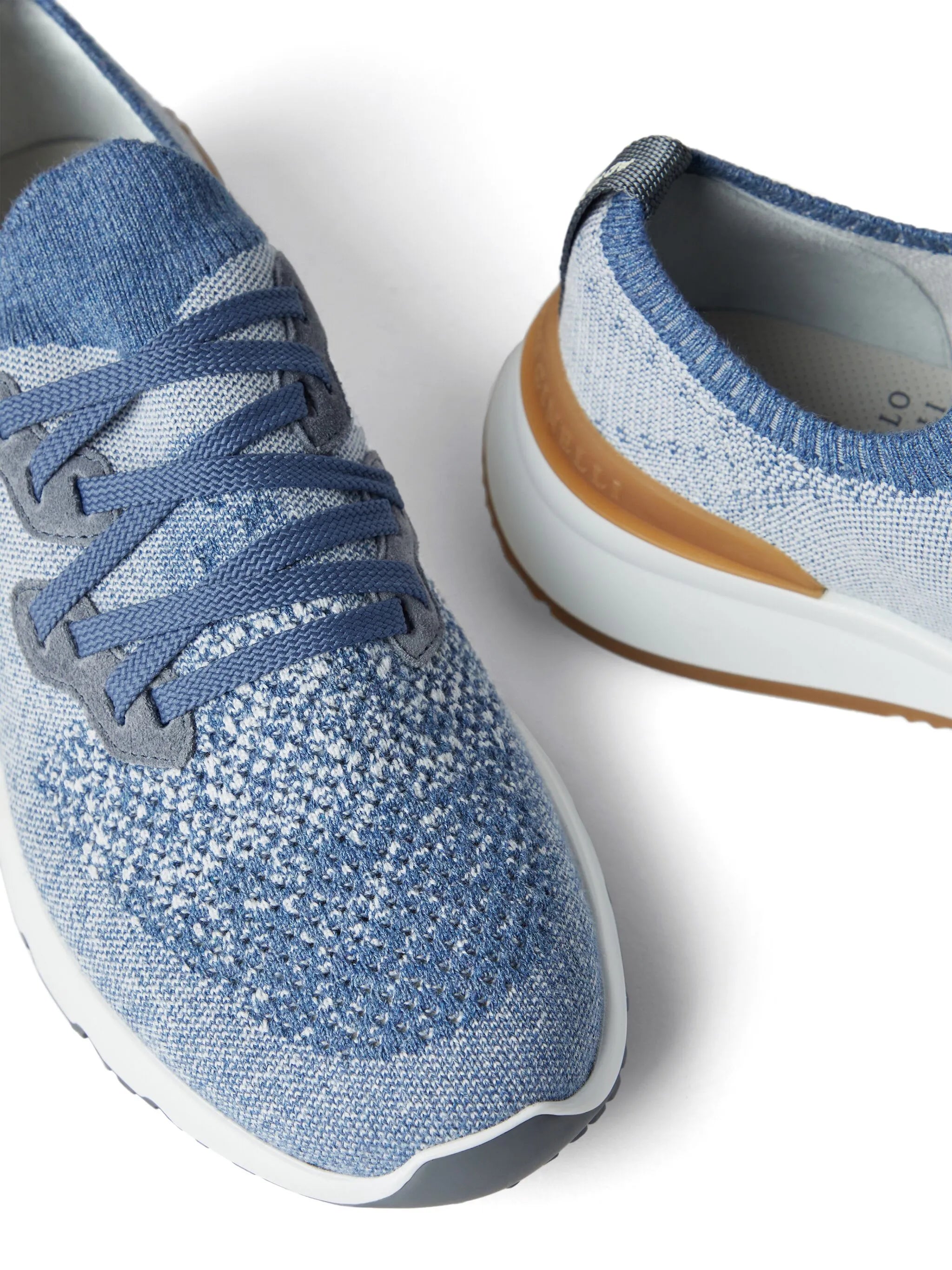 speckled low-top sneakers