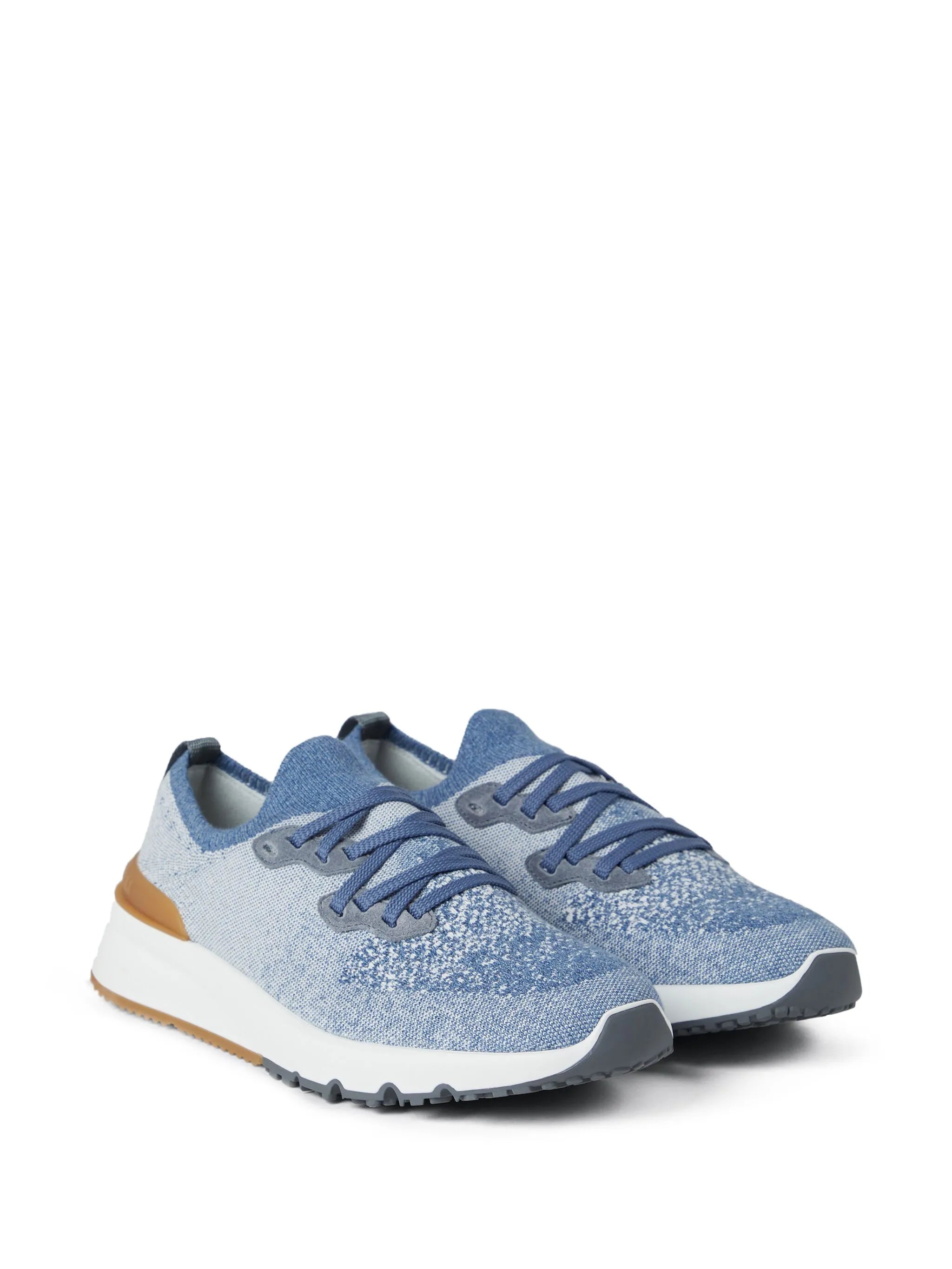 speckled low-top sneakers