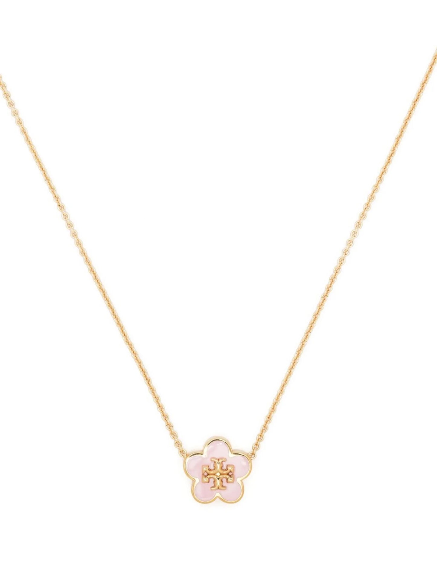 Kira flower-pendant necklace
