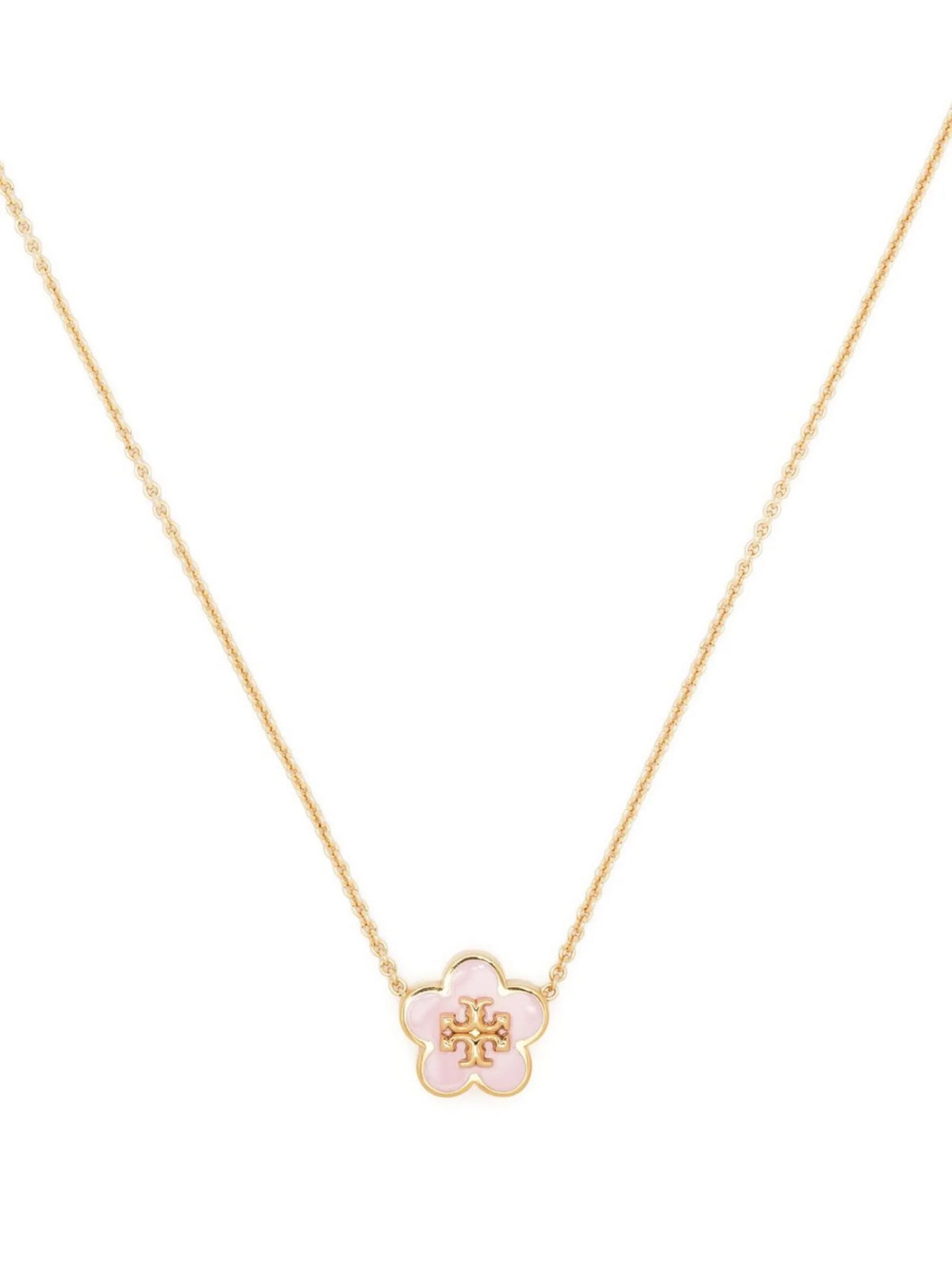 Kira flower-pendant necklace
