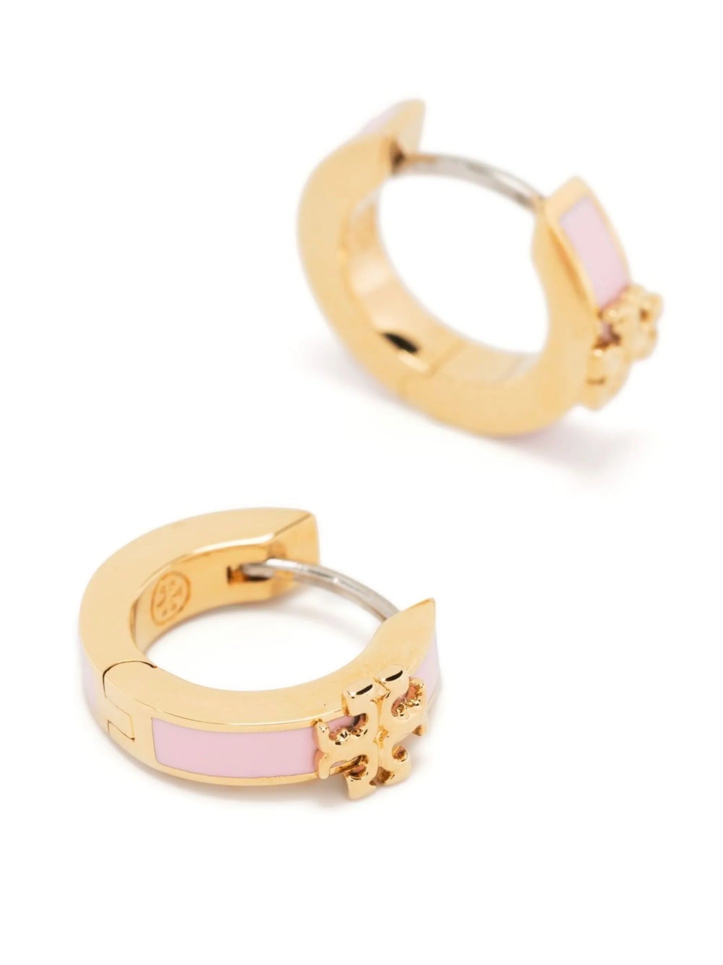 Kira logo huggie earrings