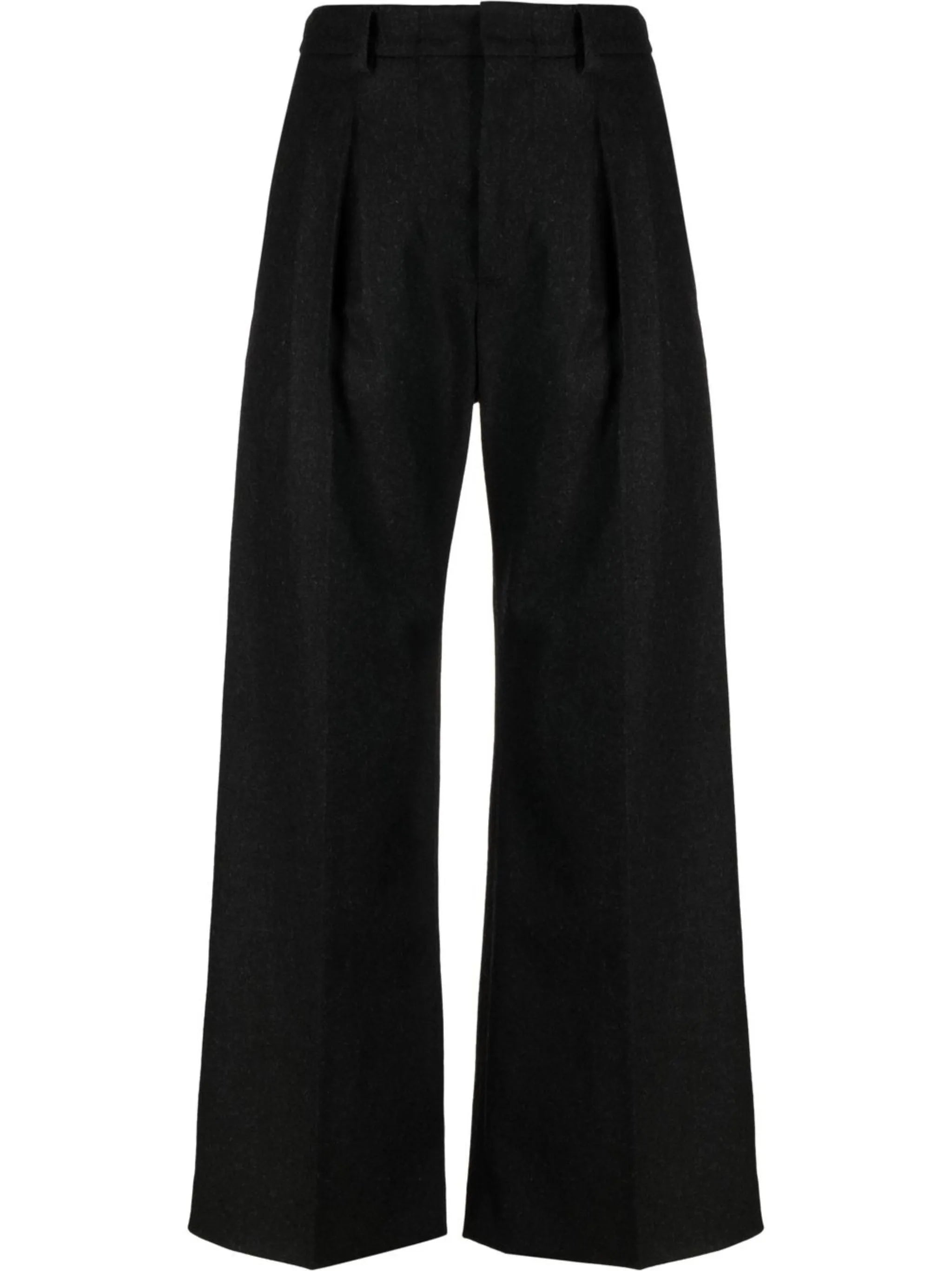 wide-leg tailored trousers