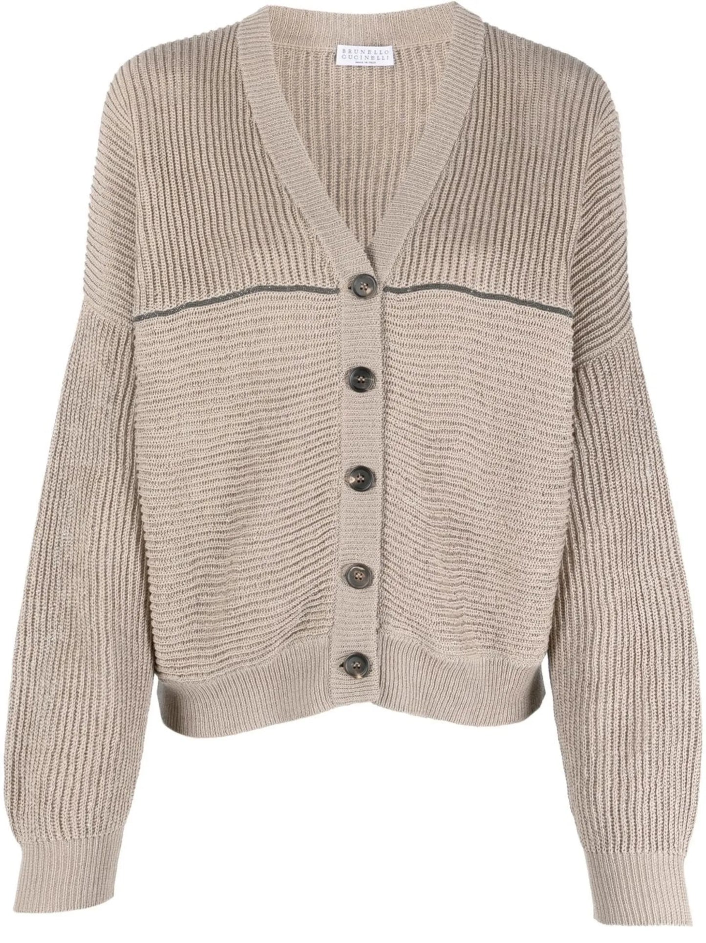 V-neck cardigan