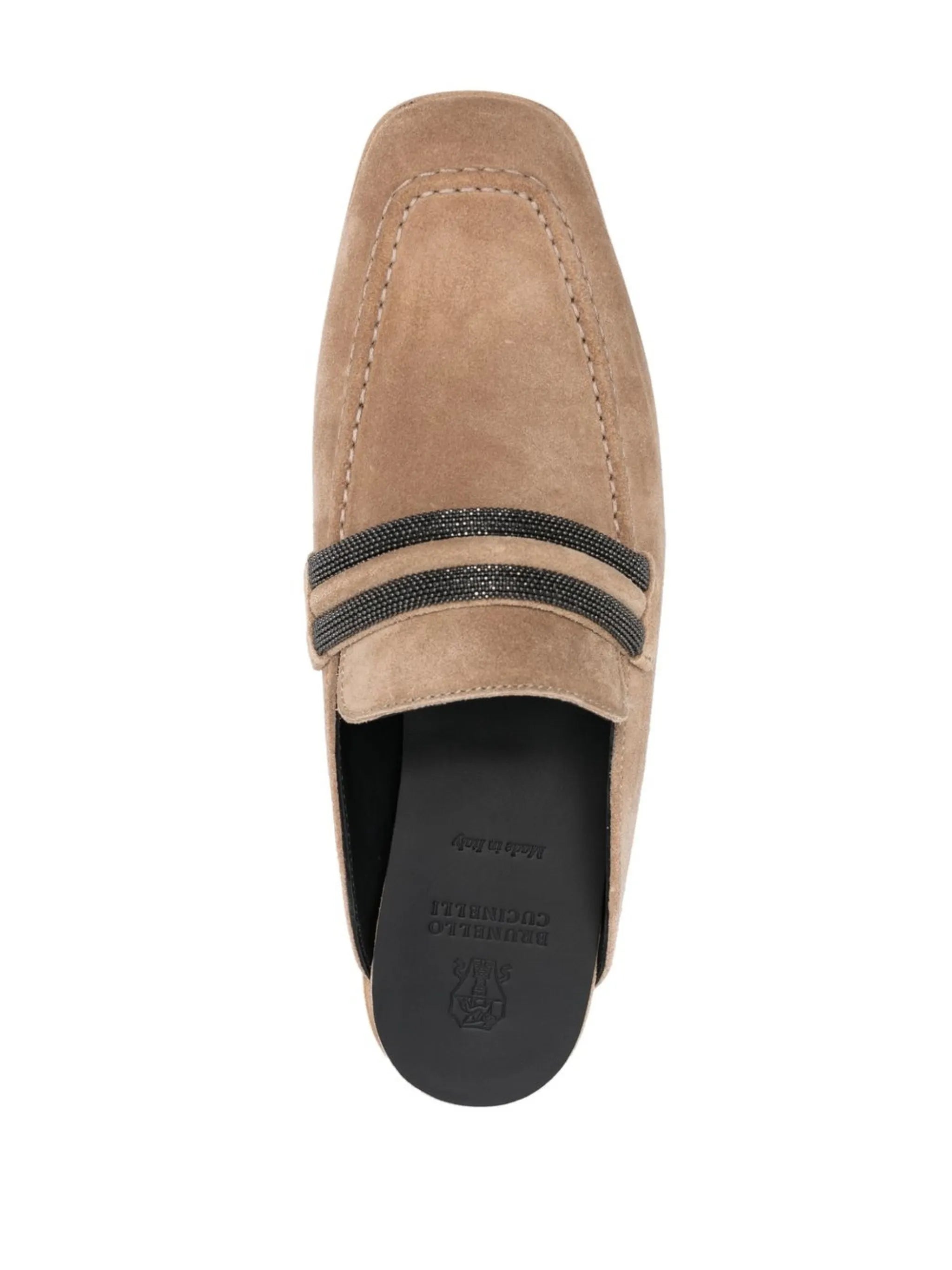 20mm slip-on suede loafers