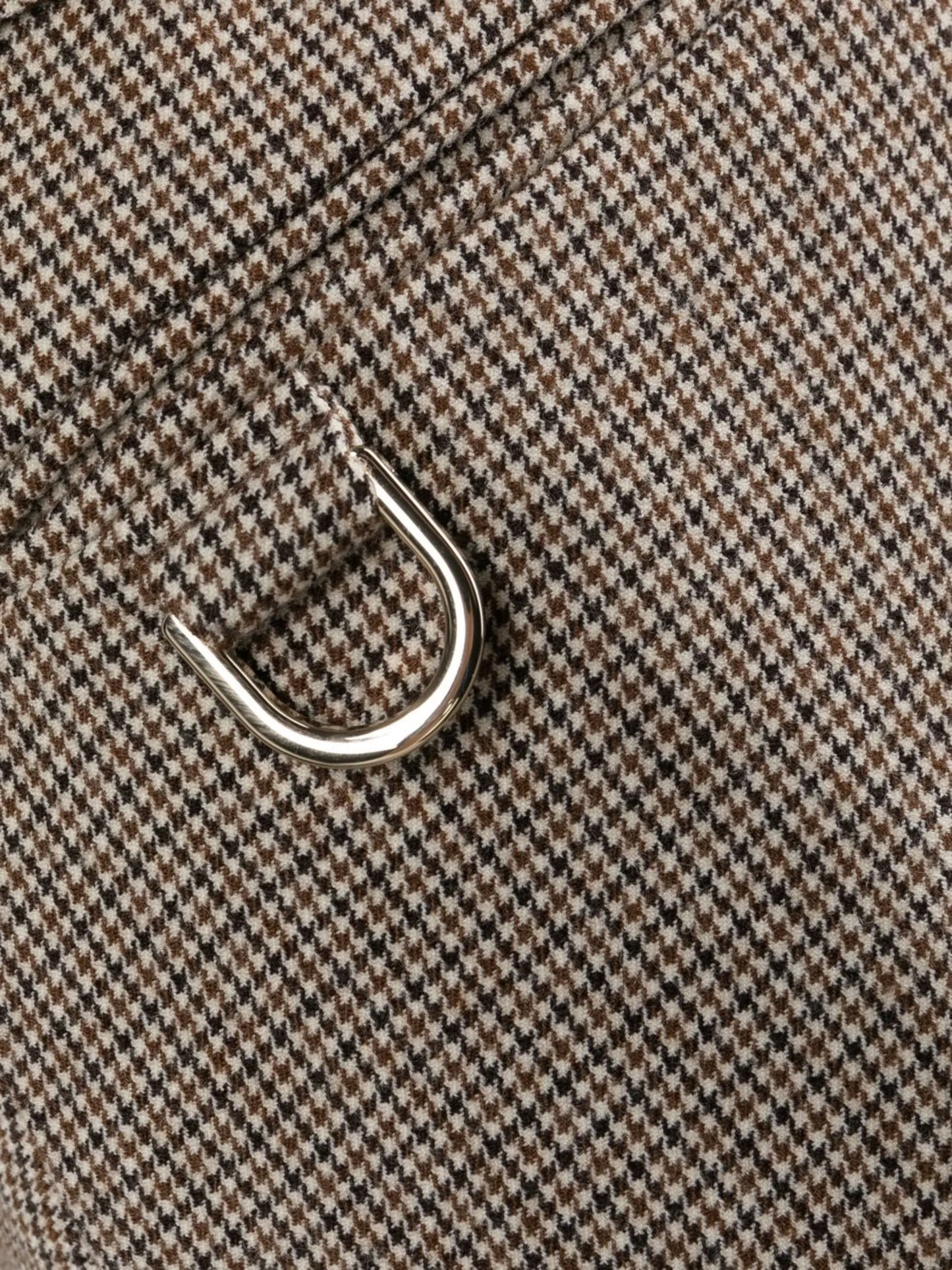 logo-detail check-pattern mini dress