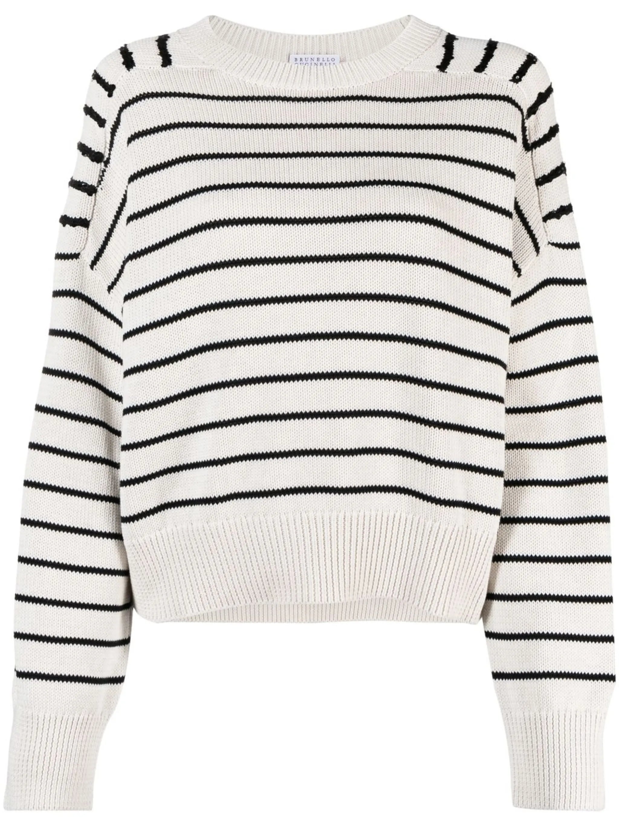 striped cotton jumper