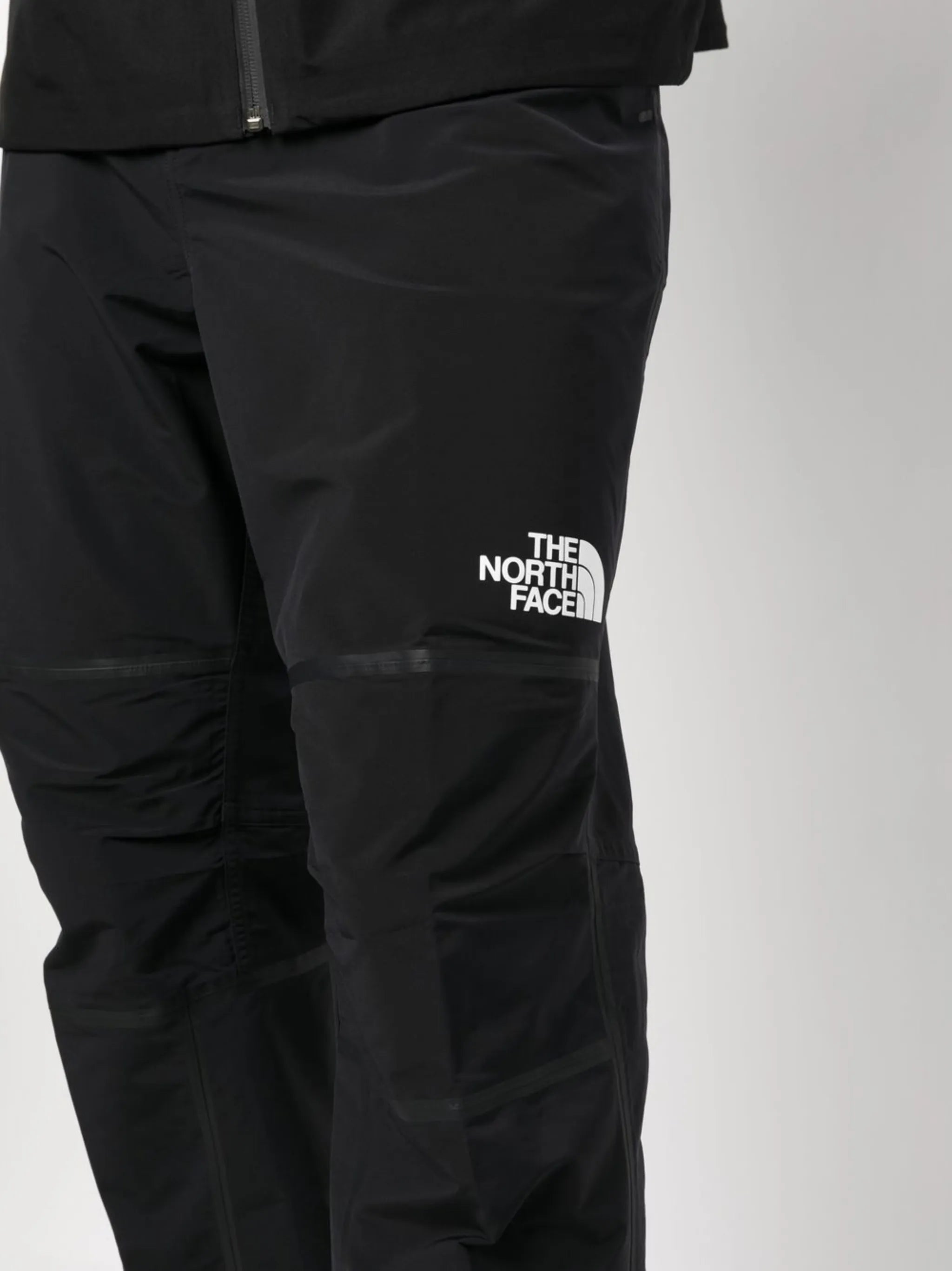 straight-leg logo-print trousers