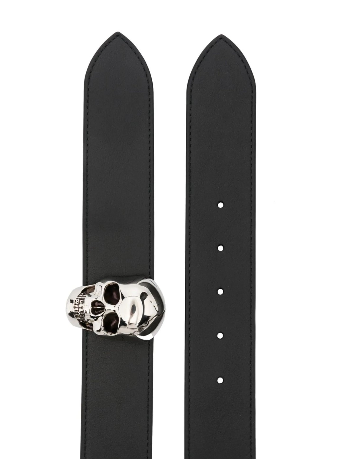 skull-embellished buckle belt