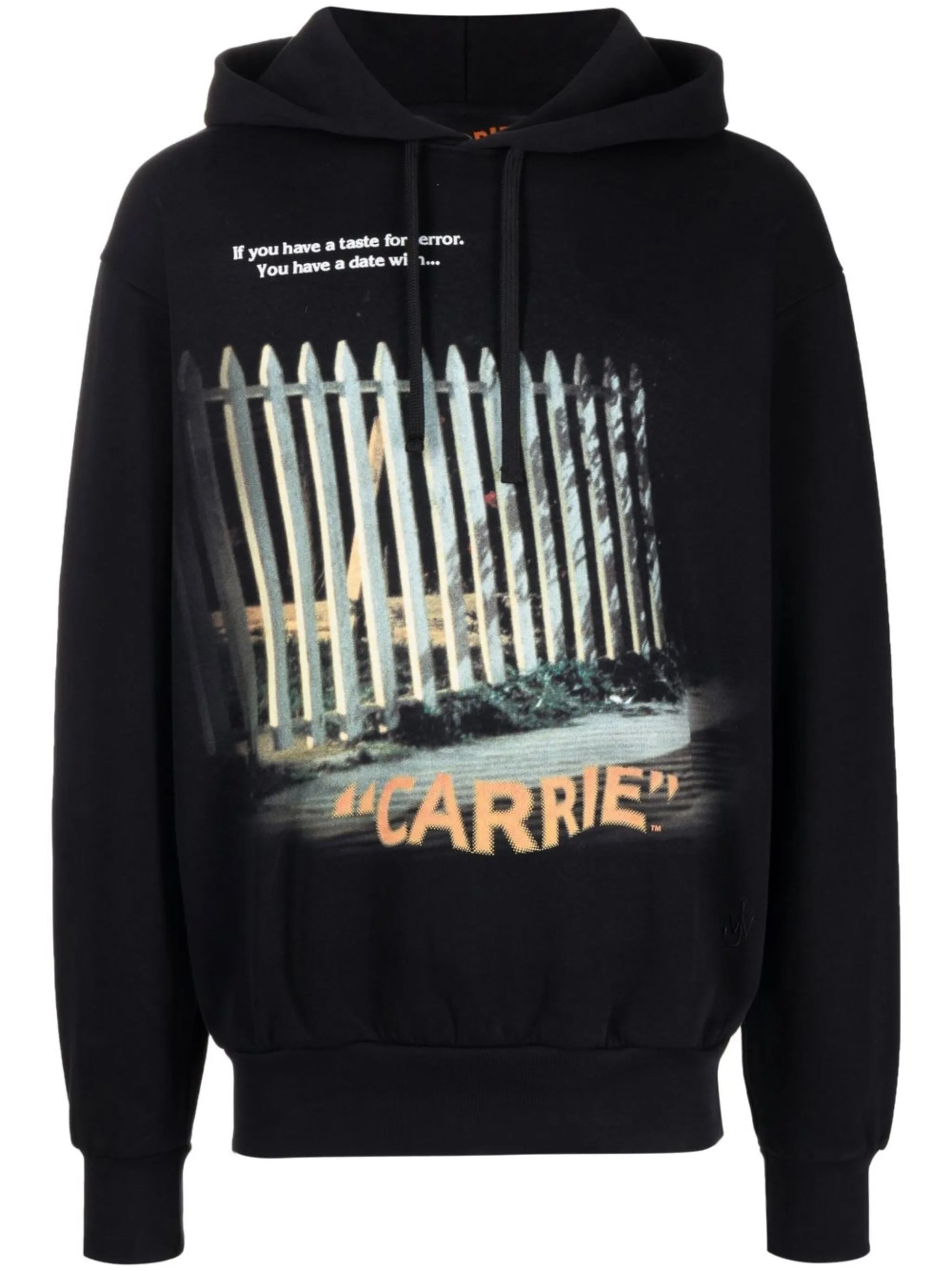Carrie-print oversized hoodie
