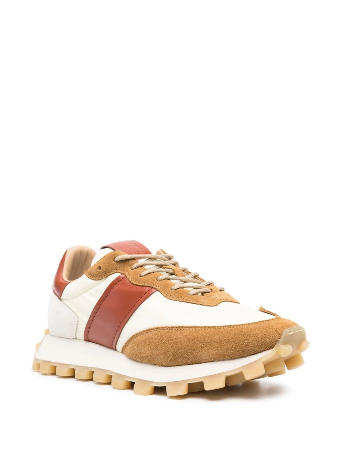 1T paneled low-top sneakers