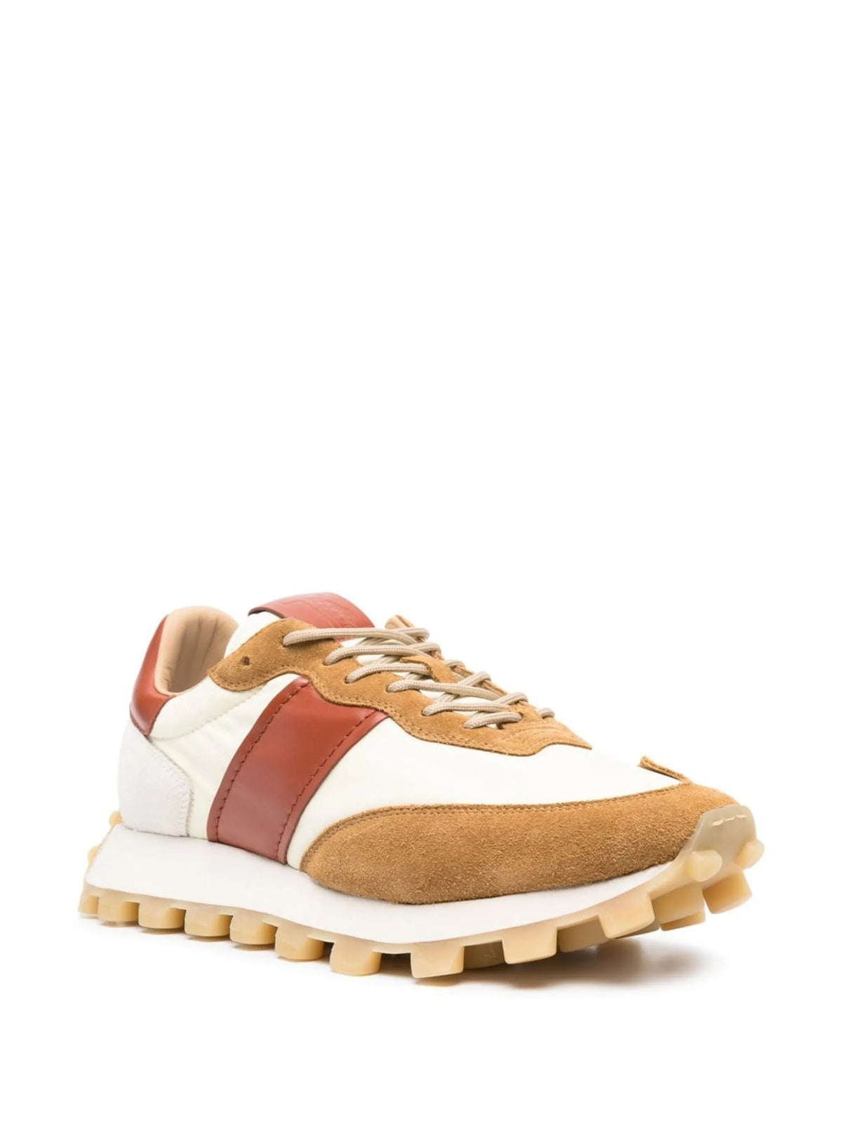1T paneled low-top sneakers