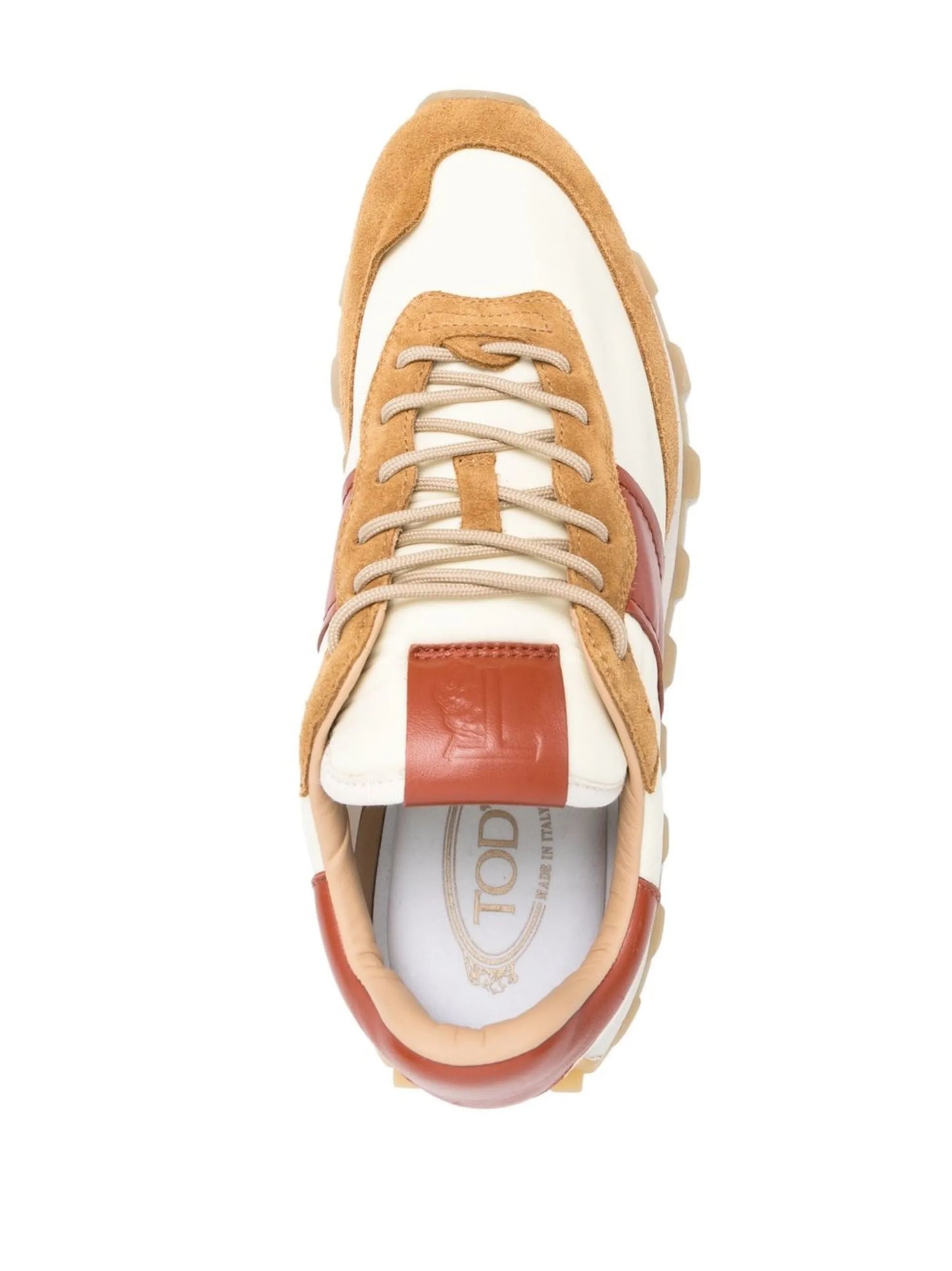 1T paneled low-top sneakers