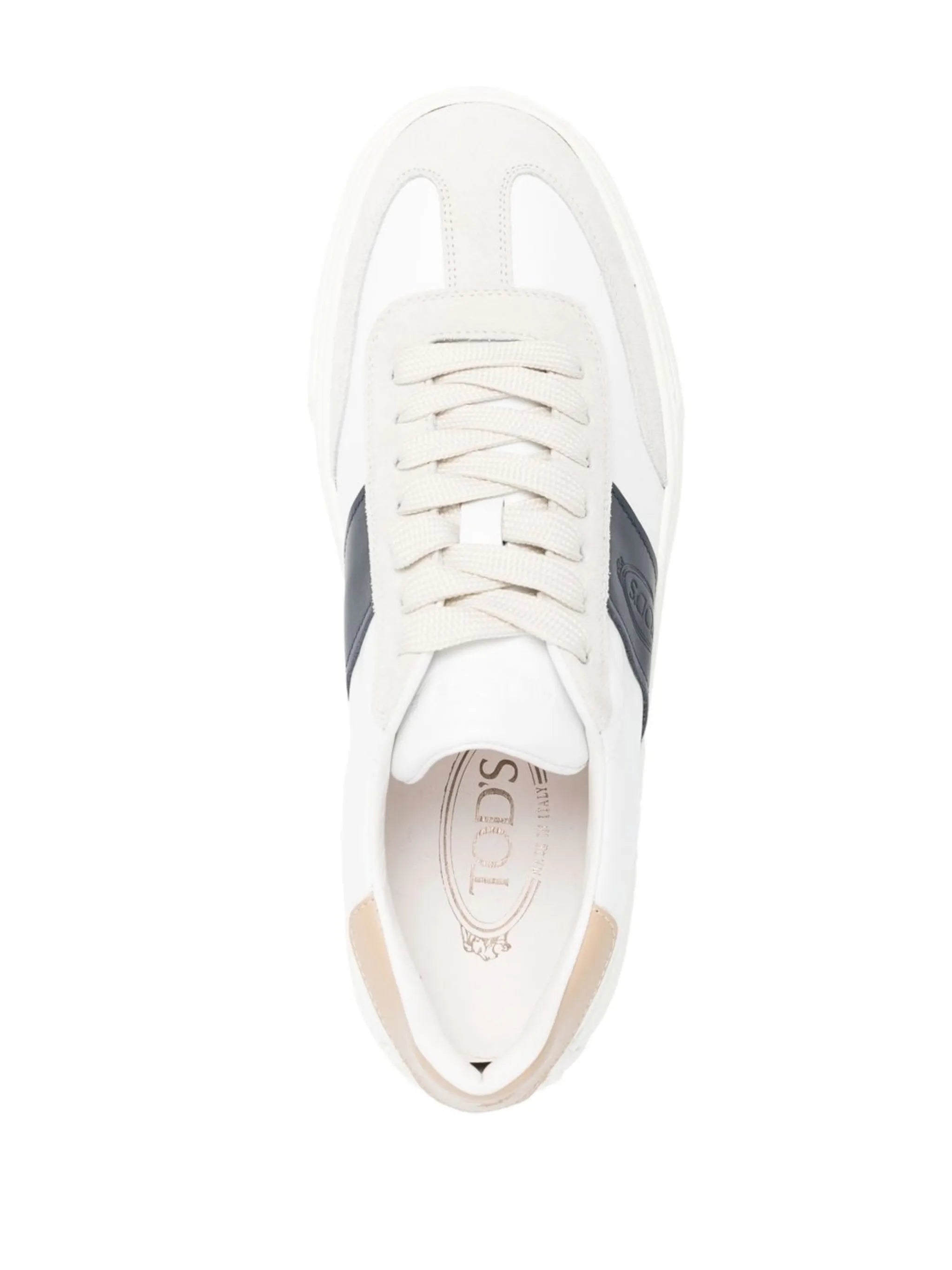 logo-stamp low-top sneakers