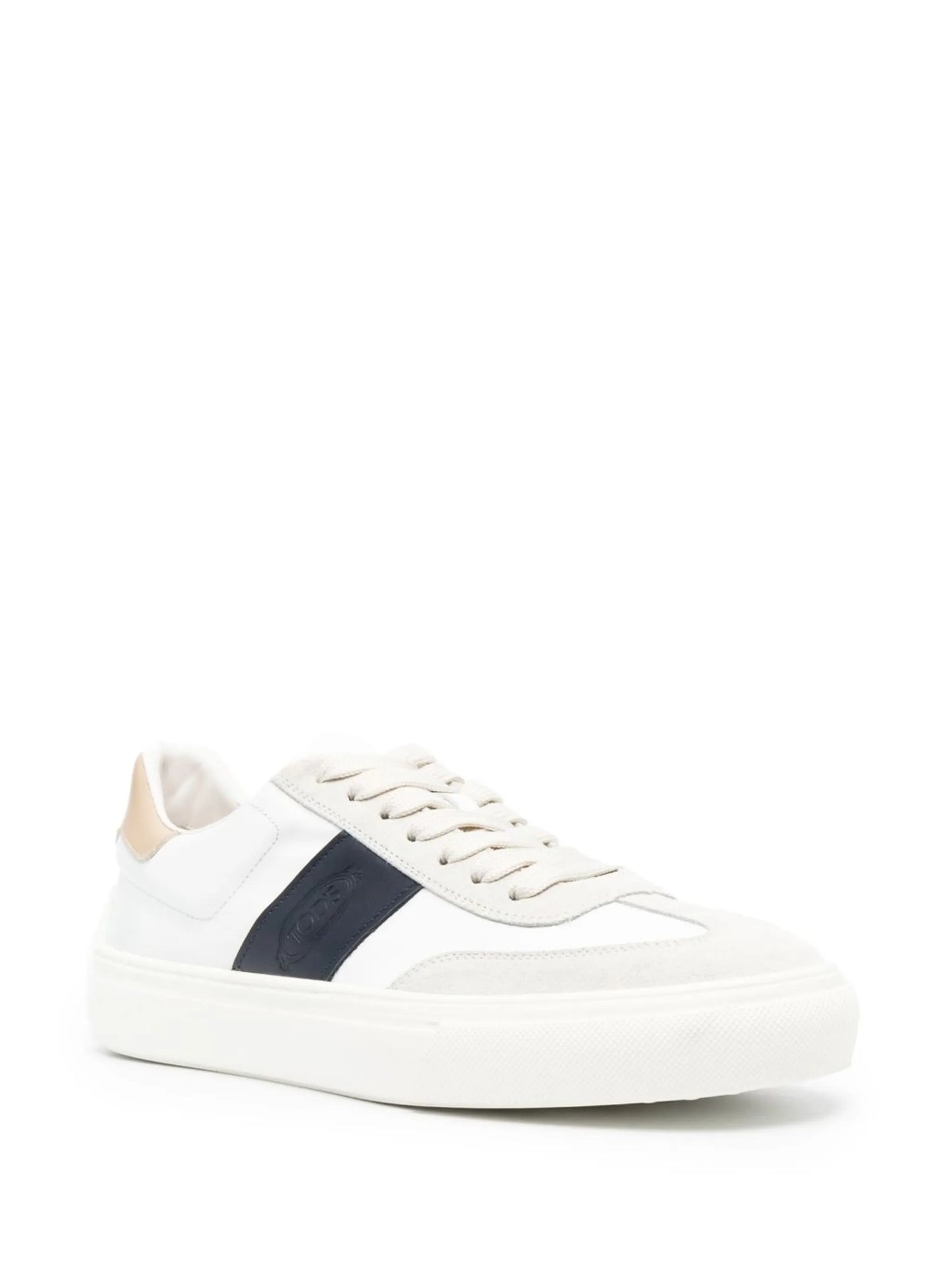 logo-stamp low-top sneakers