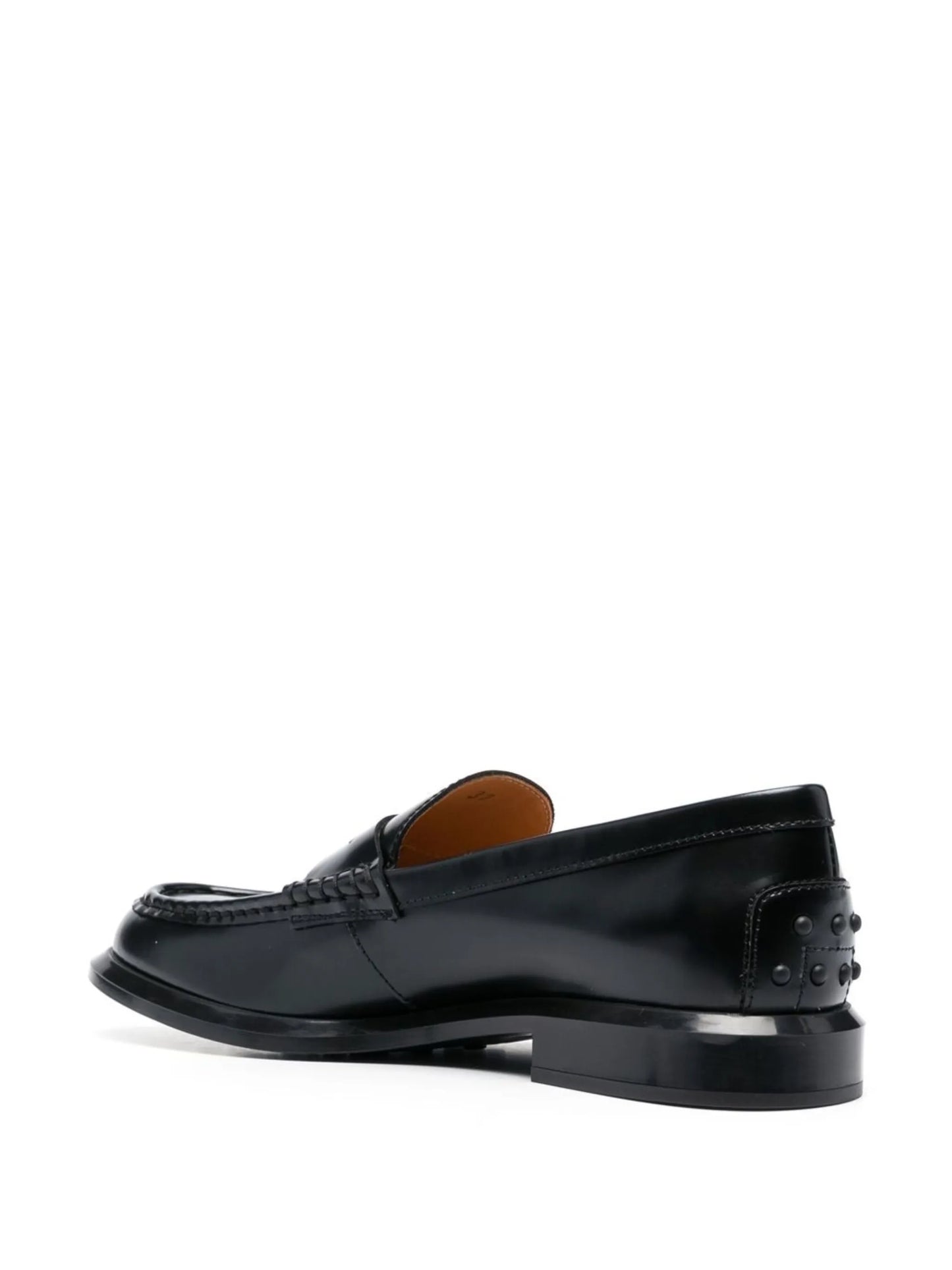 round-toe penny loafers