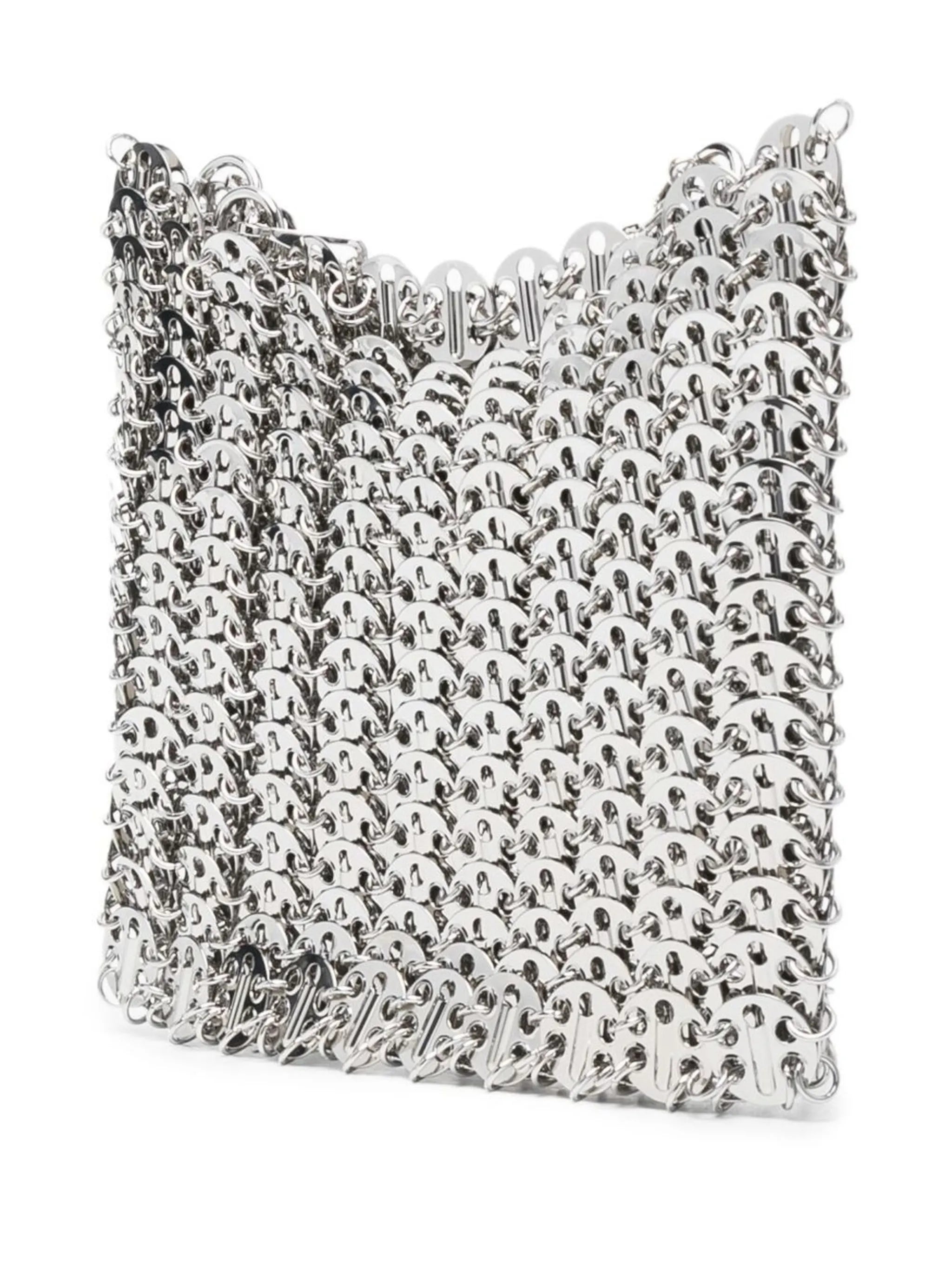 metal-disc shoulder bag