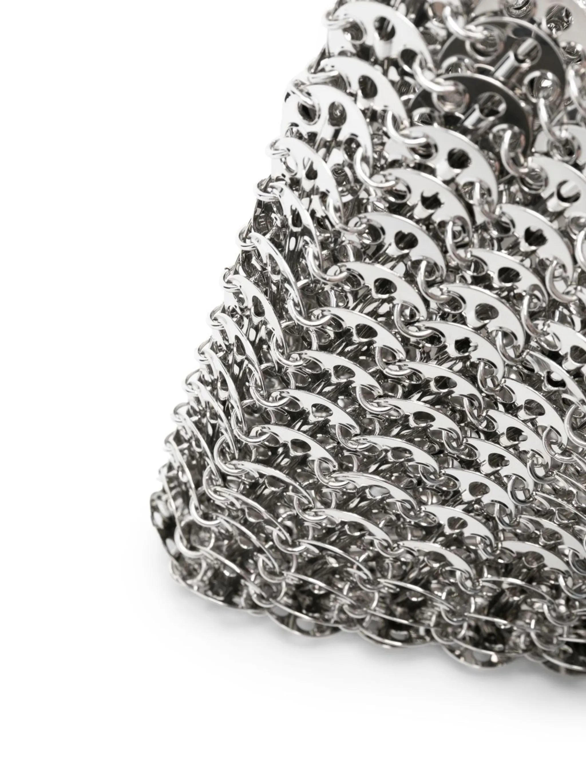 metal-disc shoulder bag
