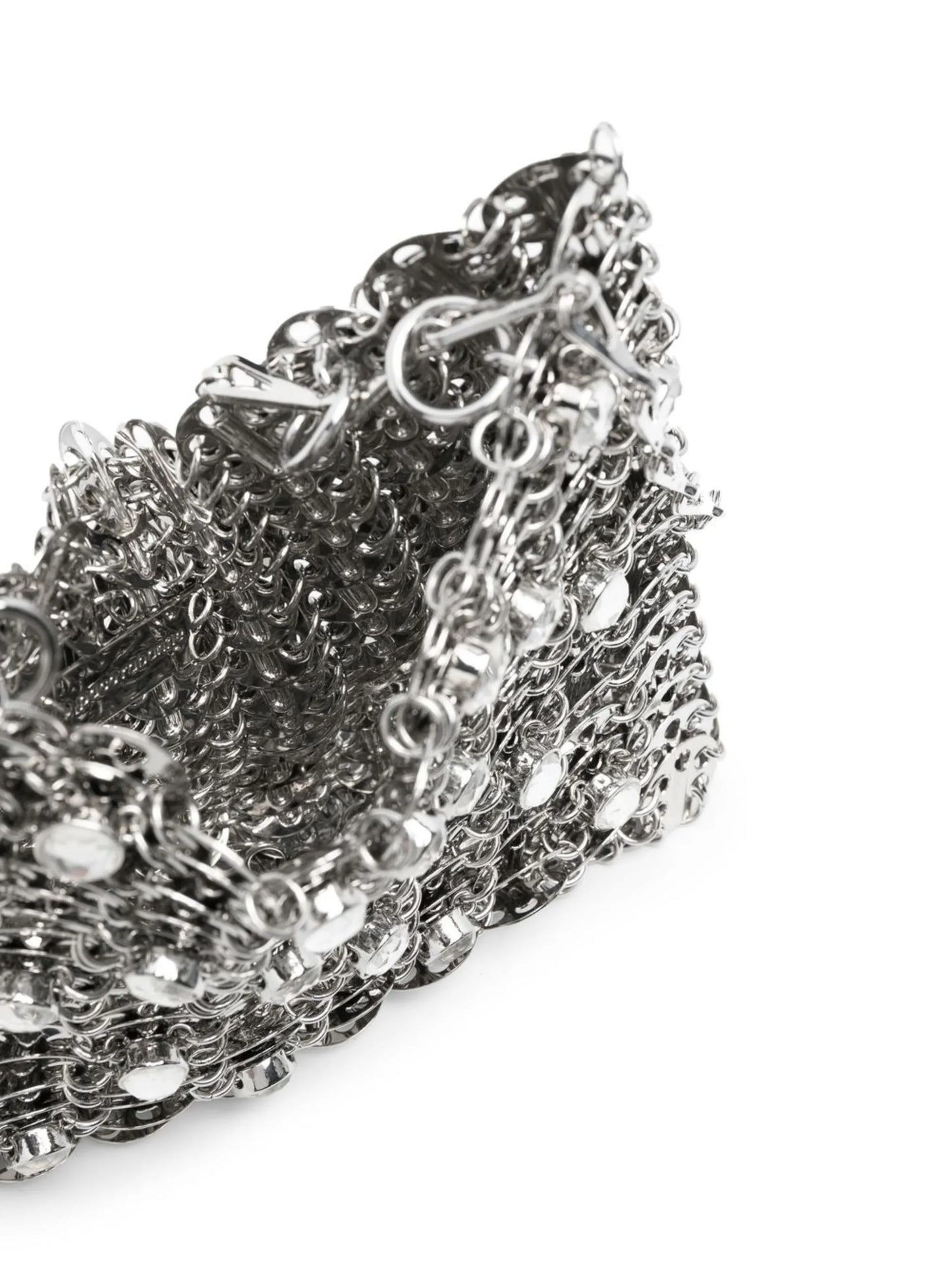 metal-disc shoulder bag