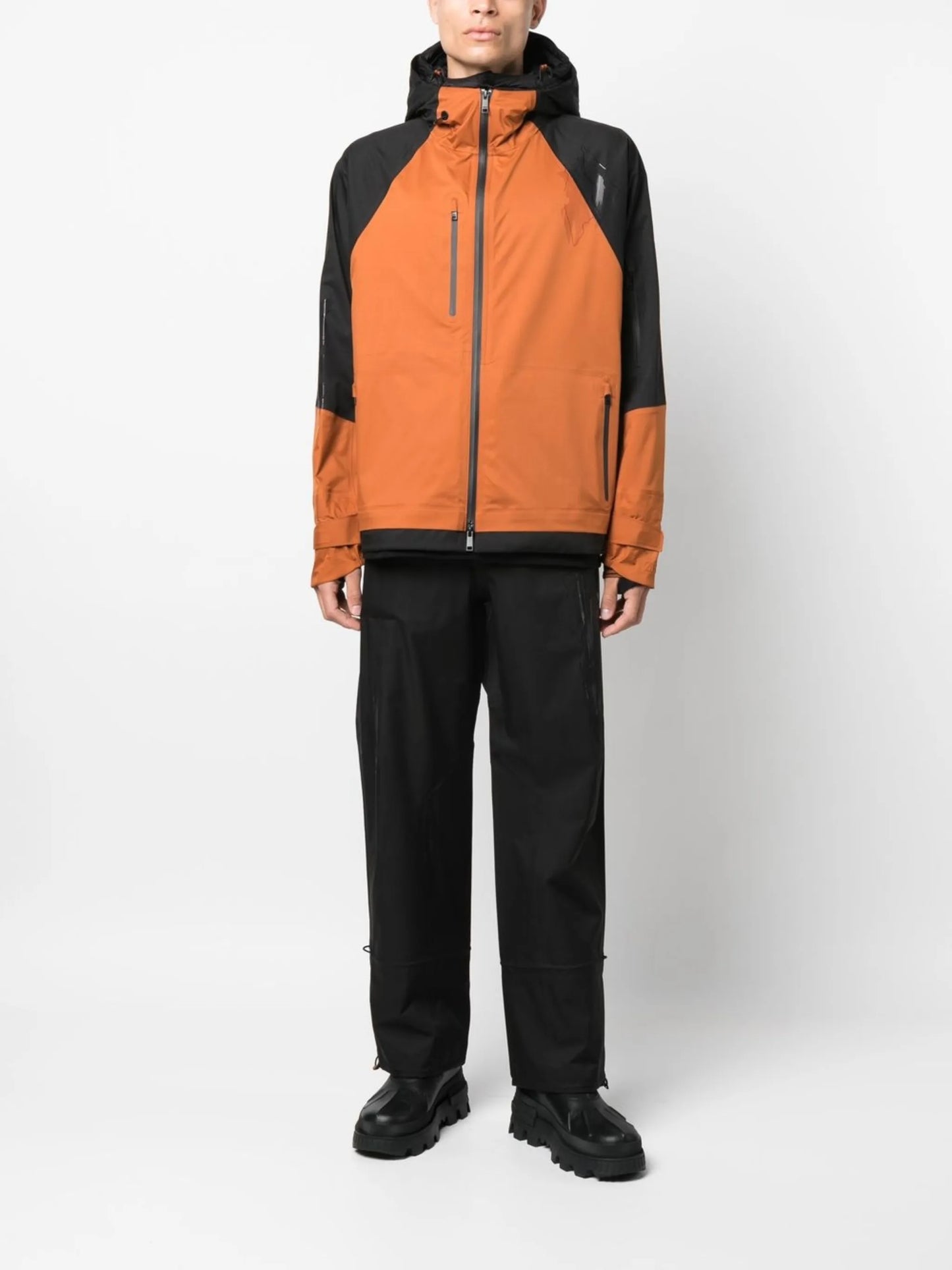 hooded lightweight jacket