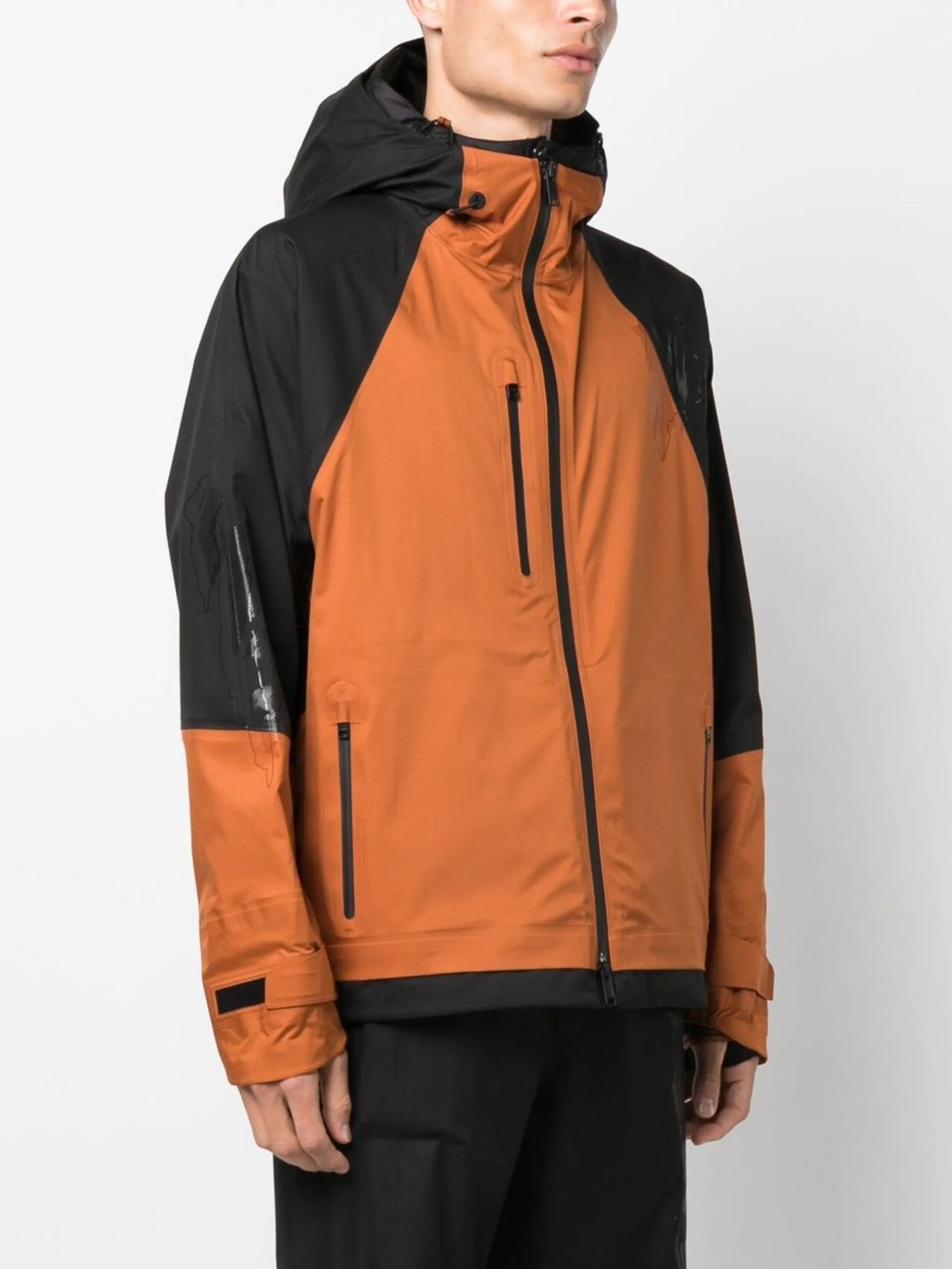 hooded lightweight jacket