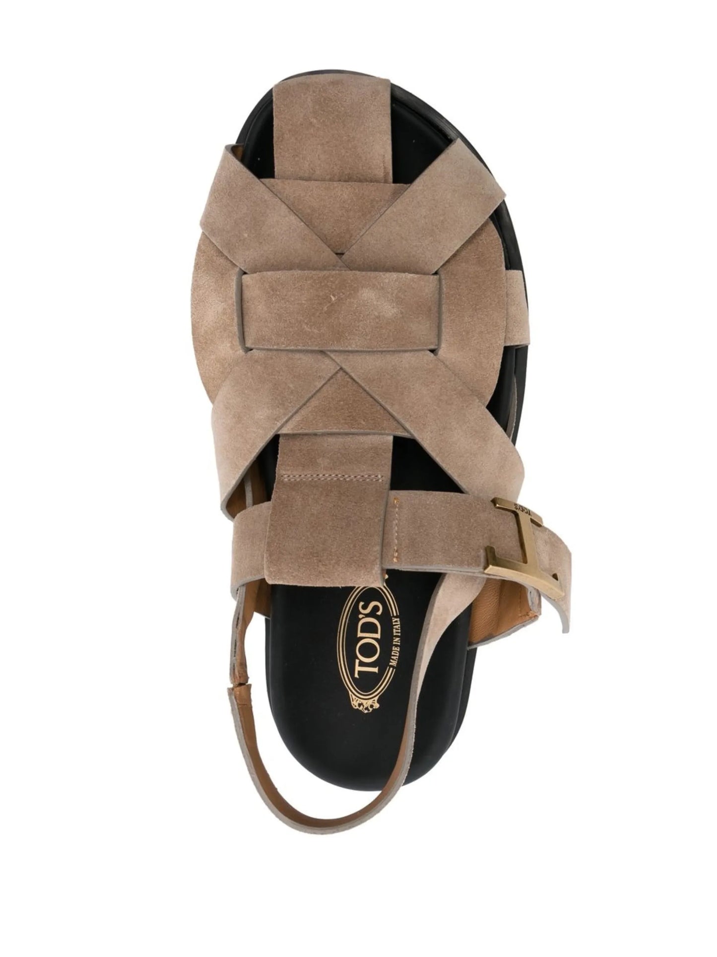 caged suede sandals