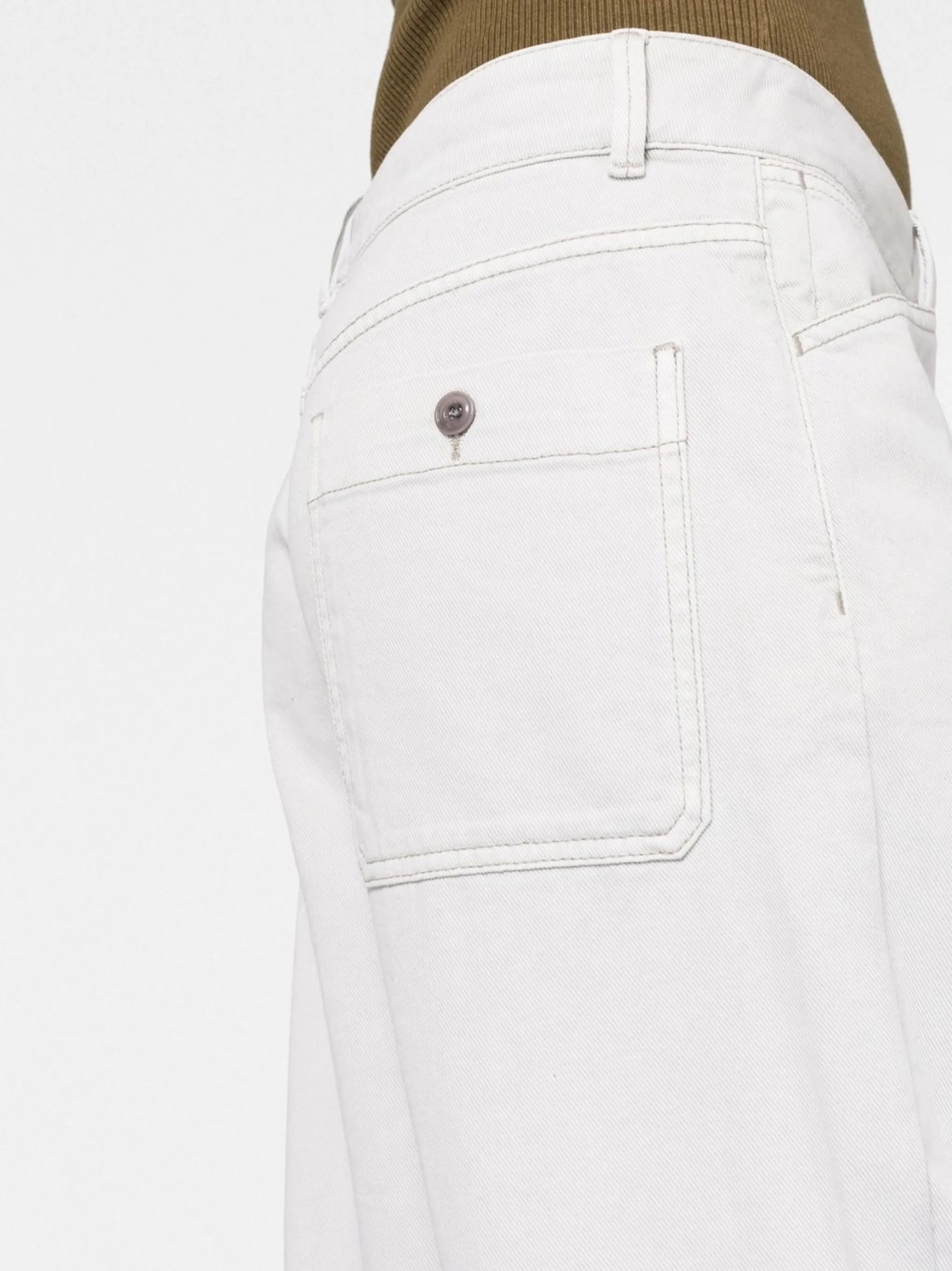 high-waisted wide-leg jeans