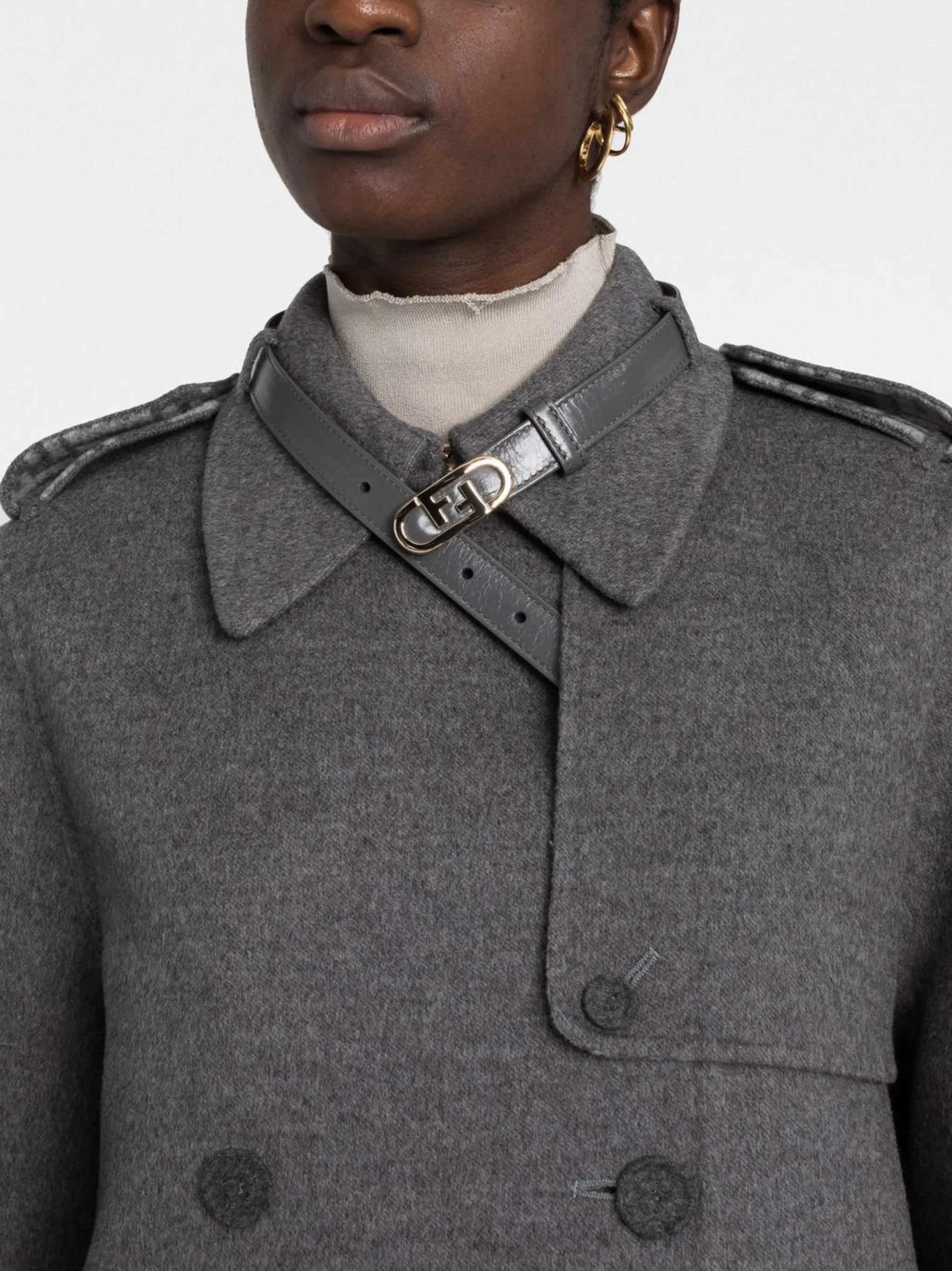 virgin wool trench coat