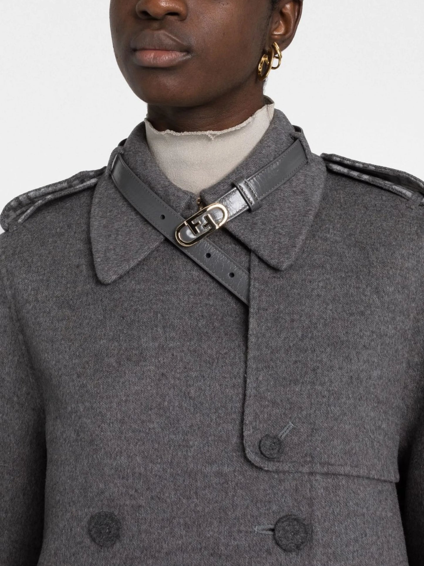 virgin wool trench coat