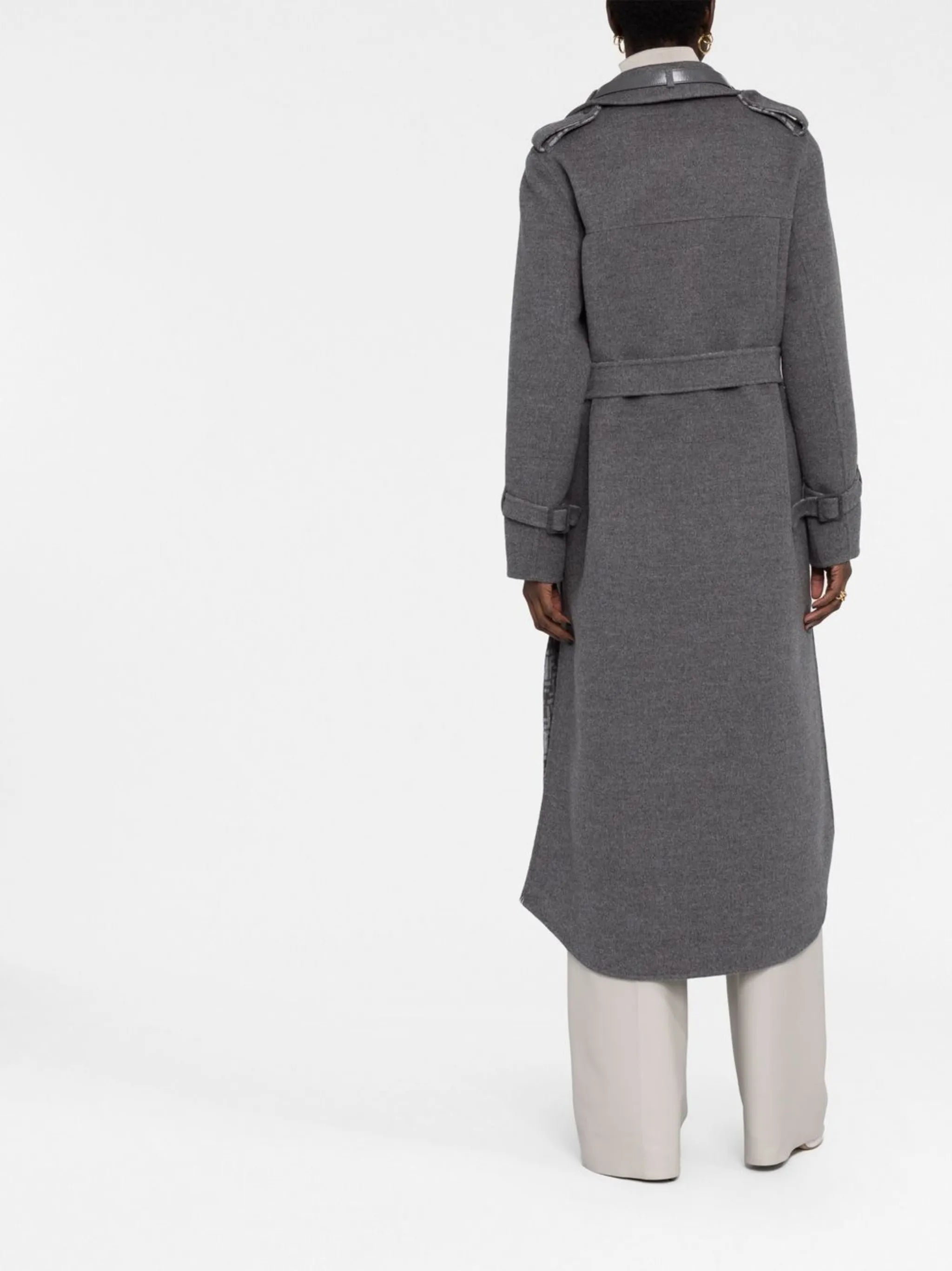 virgin wool trench coat