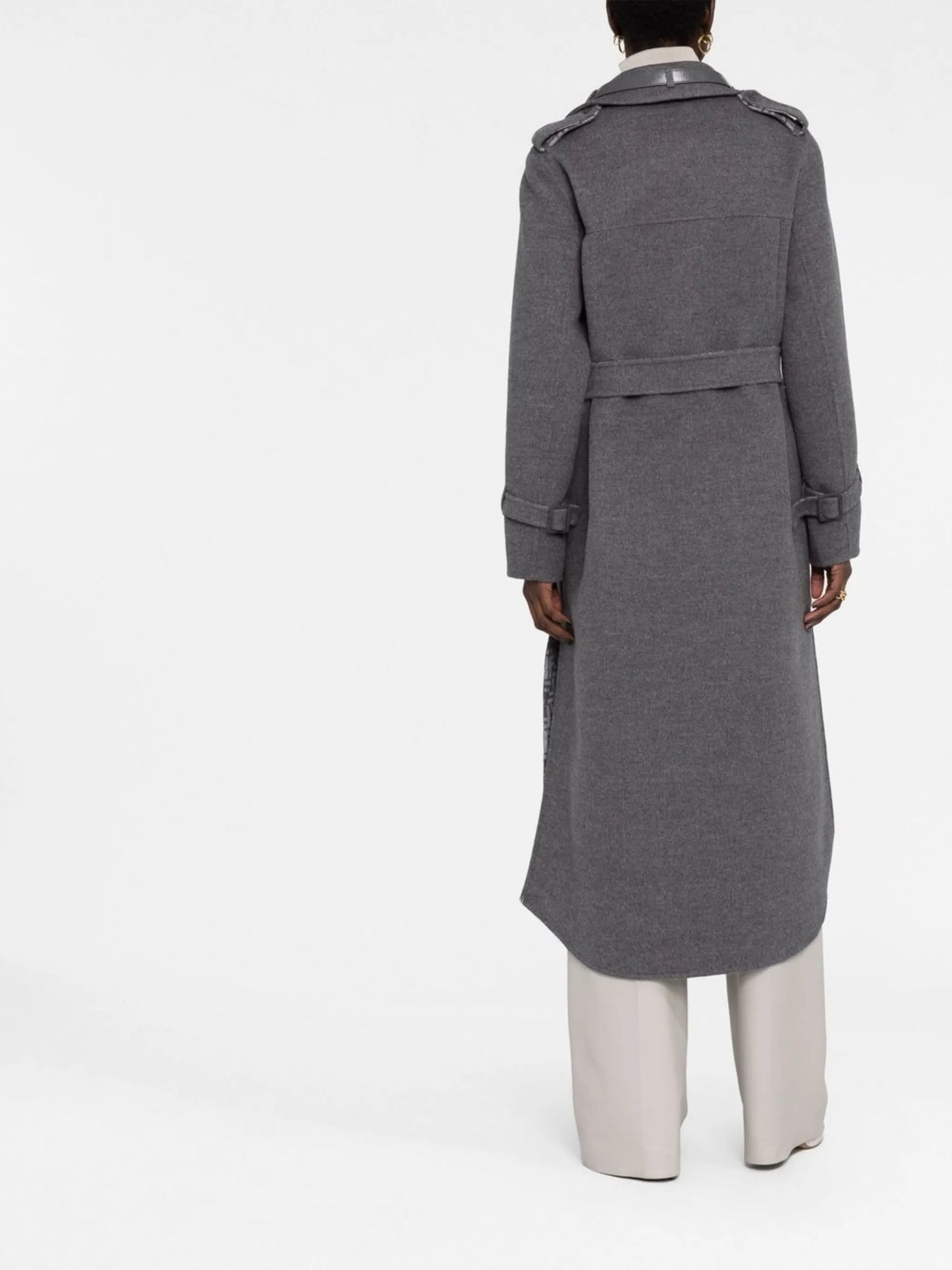 virgin wool trench coat