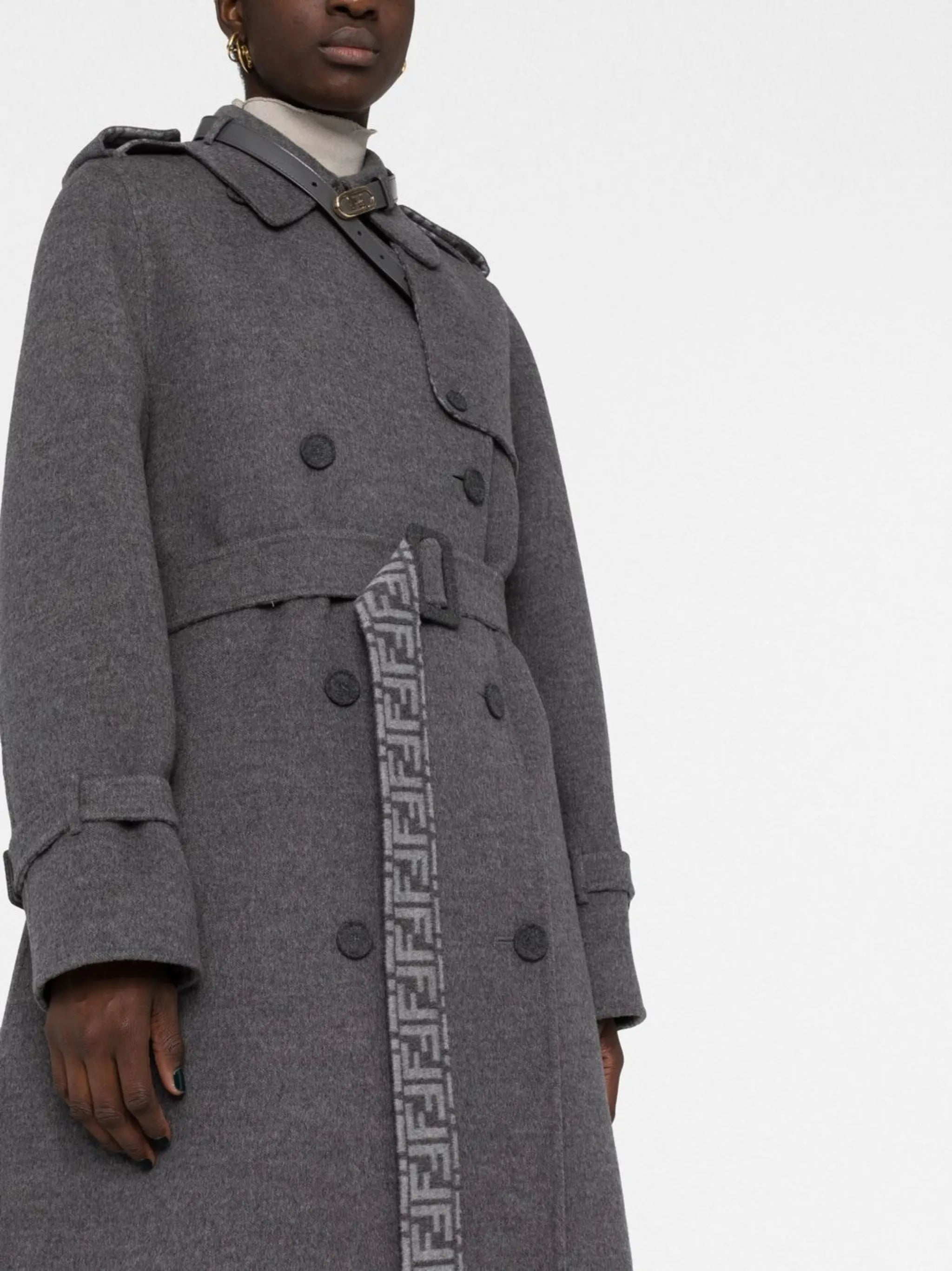 virgin wool trench coat