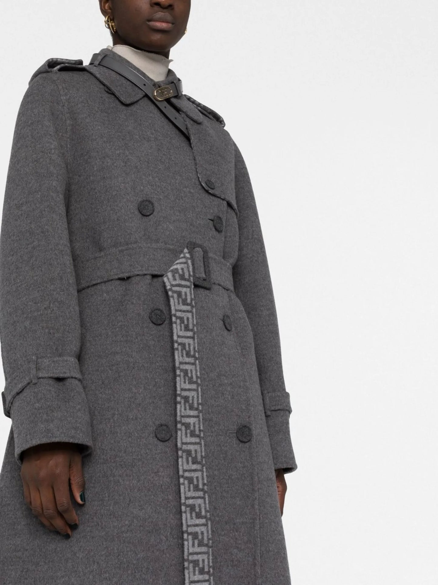 virgin wool trench coat