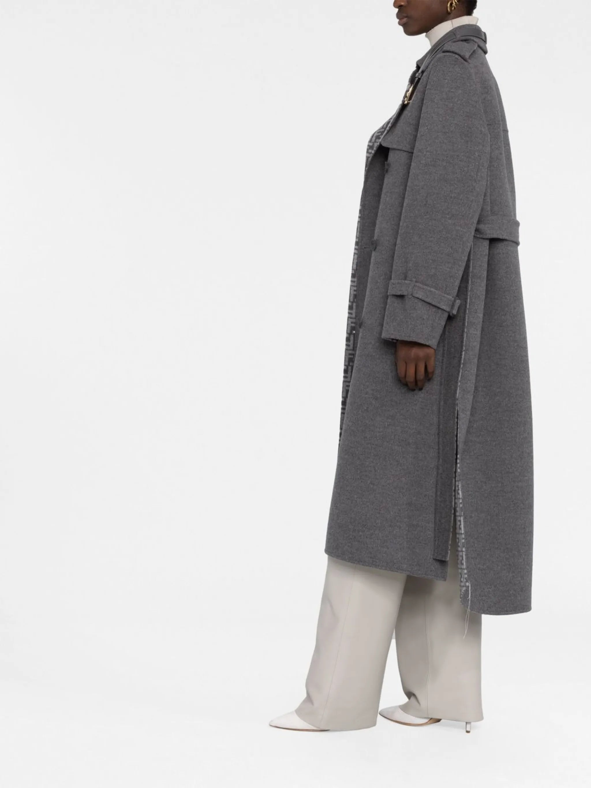 virgin wool trench coat