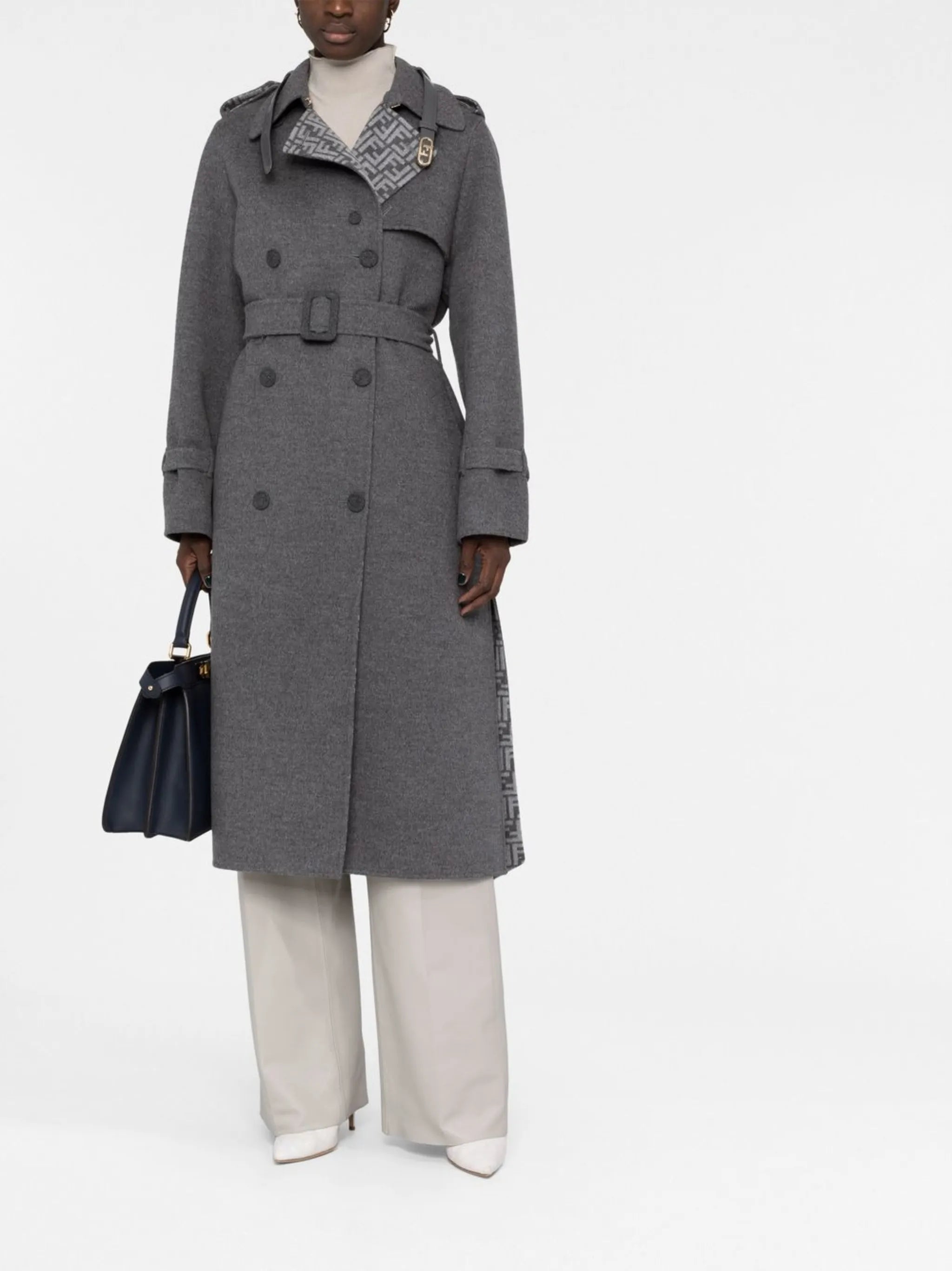 virgin wool trench coat