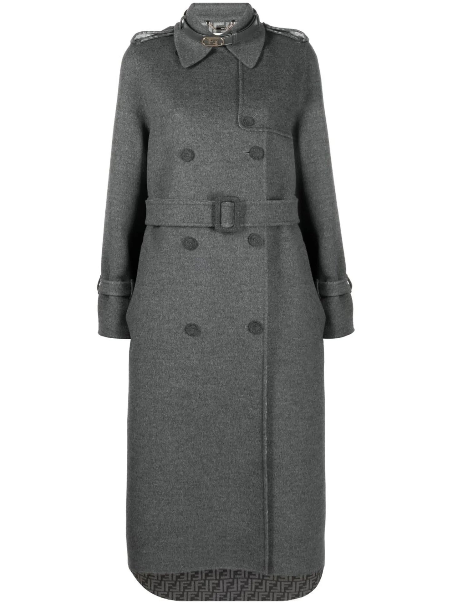virgin wool trench coat