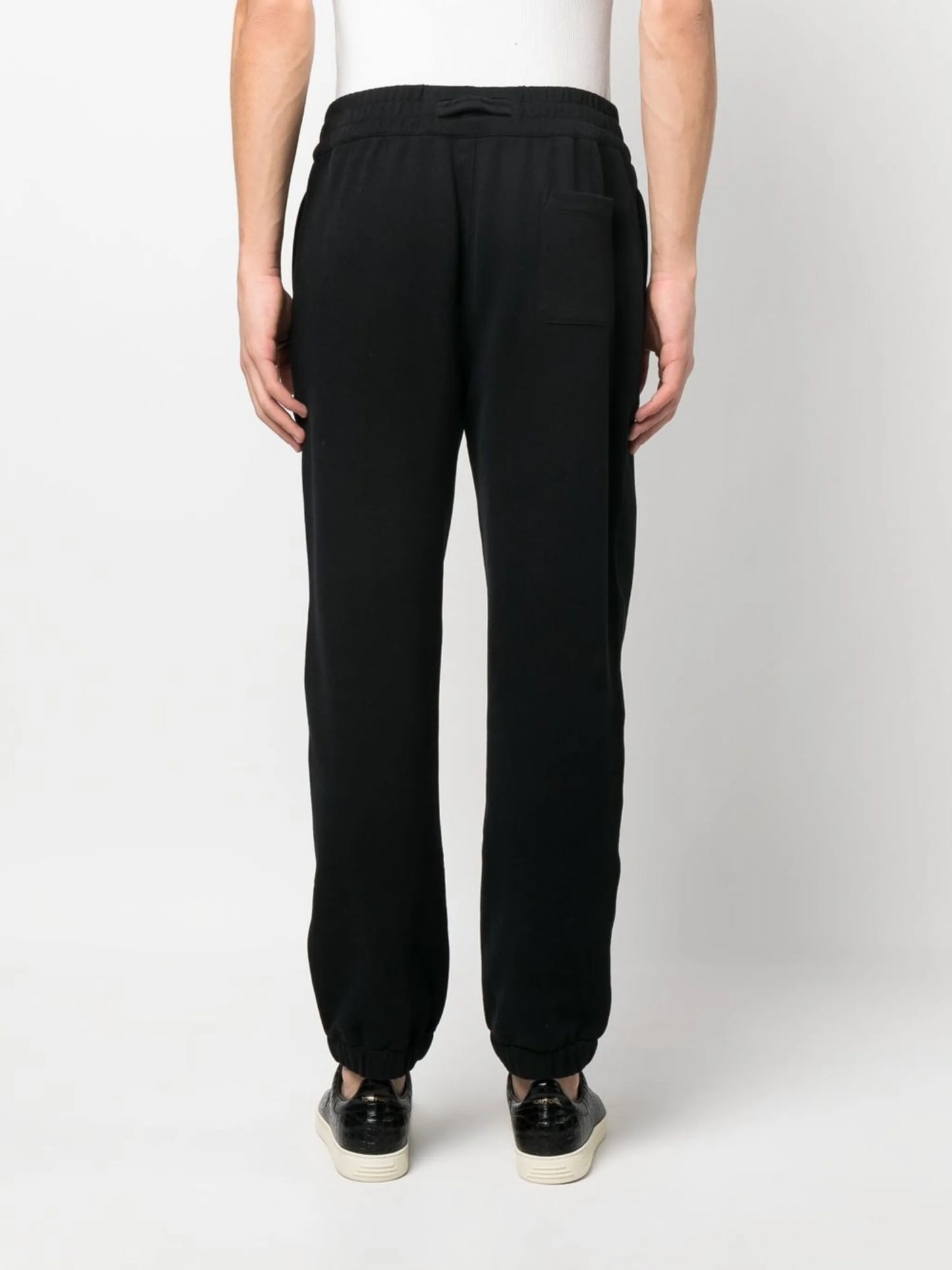 logo patch track pants