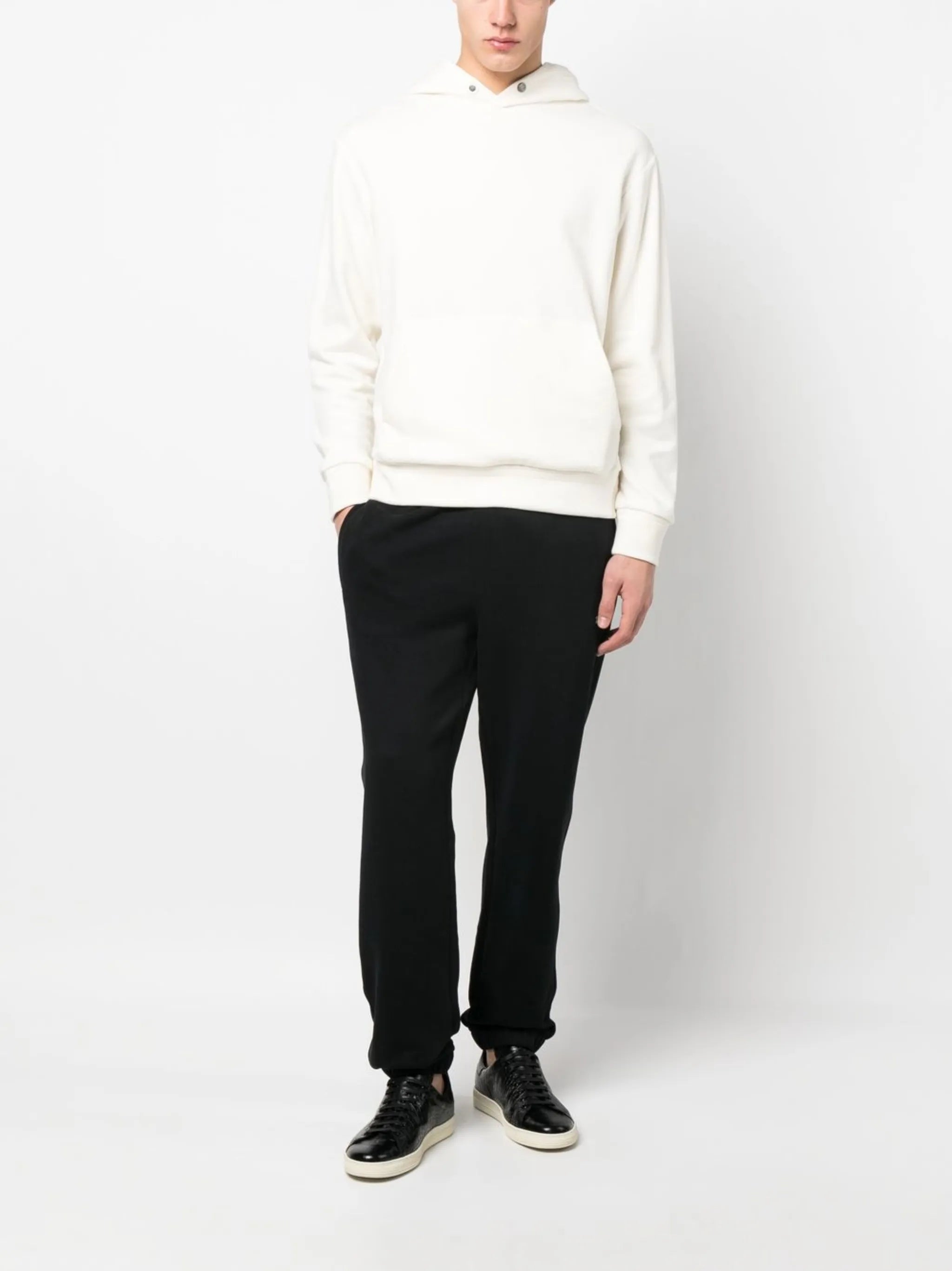 logo patch track pants
