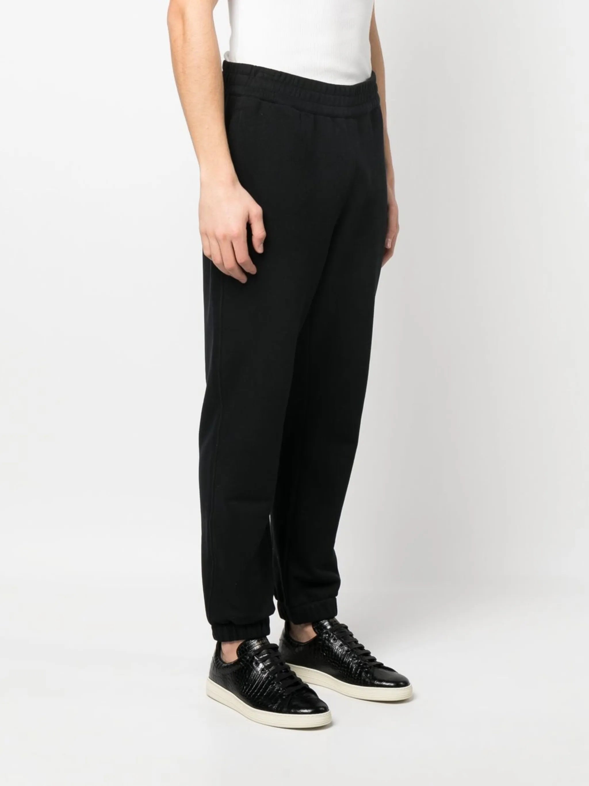 logo patch track pants