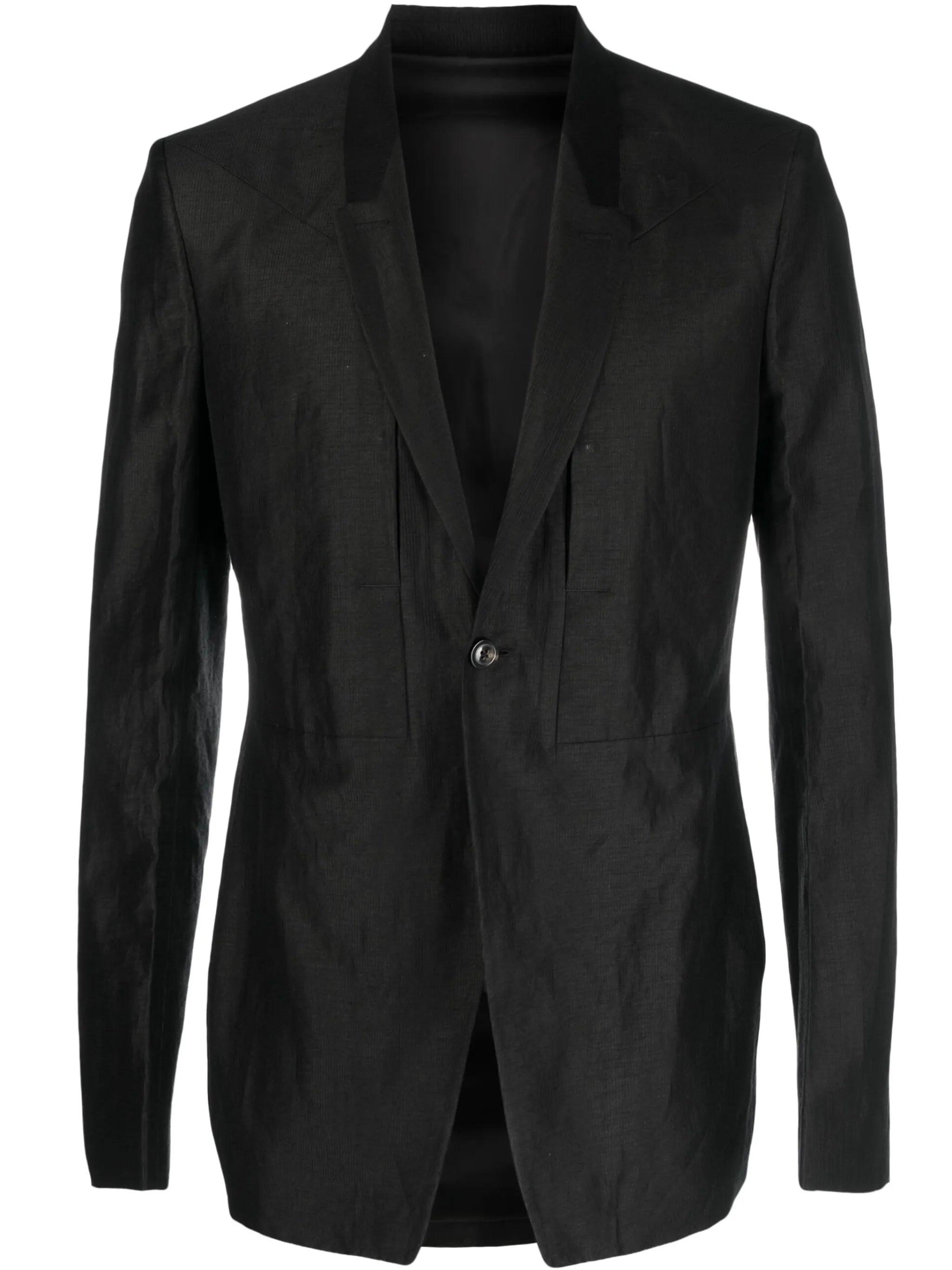 Fogpocket single-breasted blazer