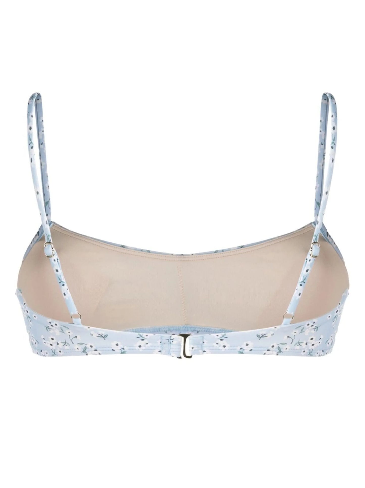 Peony Memories floral-print bikini top