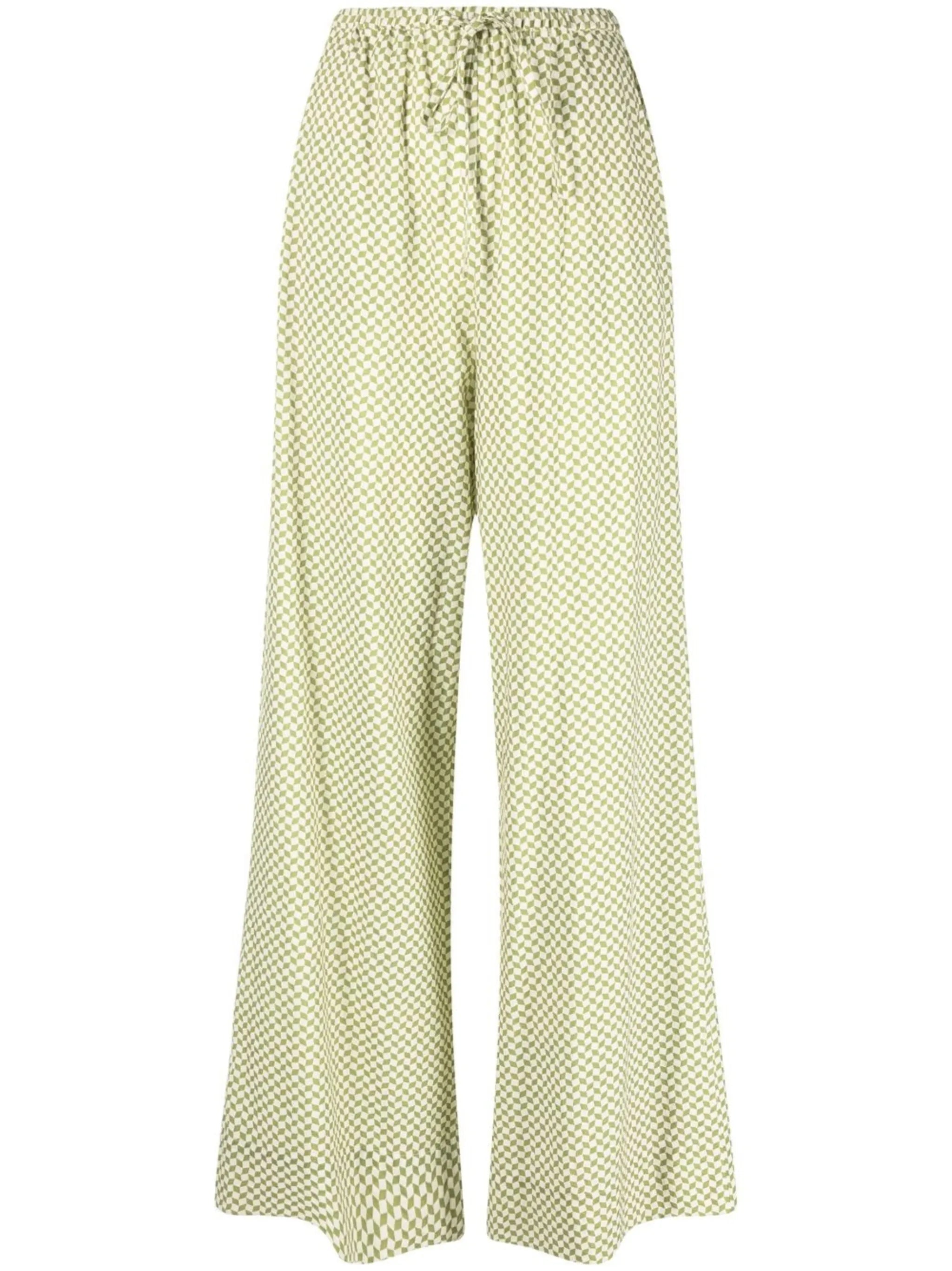 Forever high-waisted wide-leg trousers