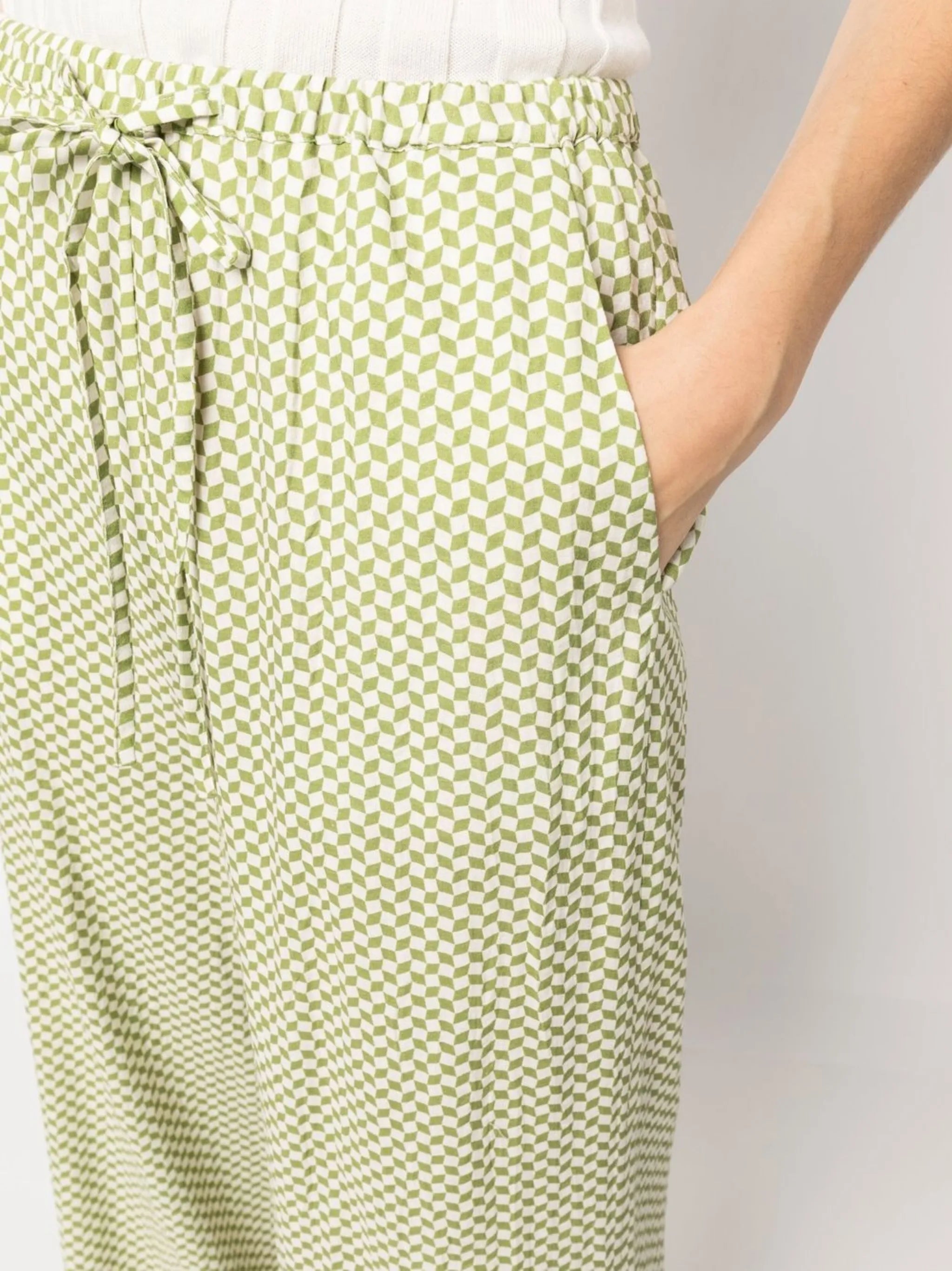 Forever high-waisted wide-leg trousers