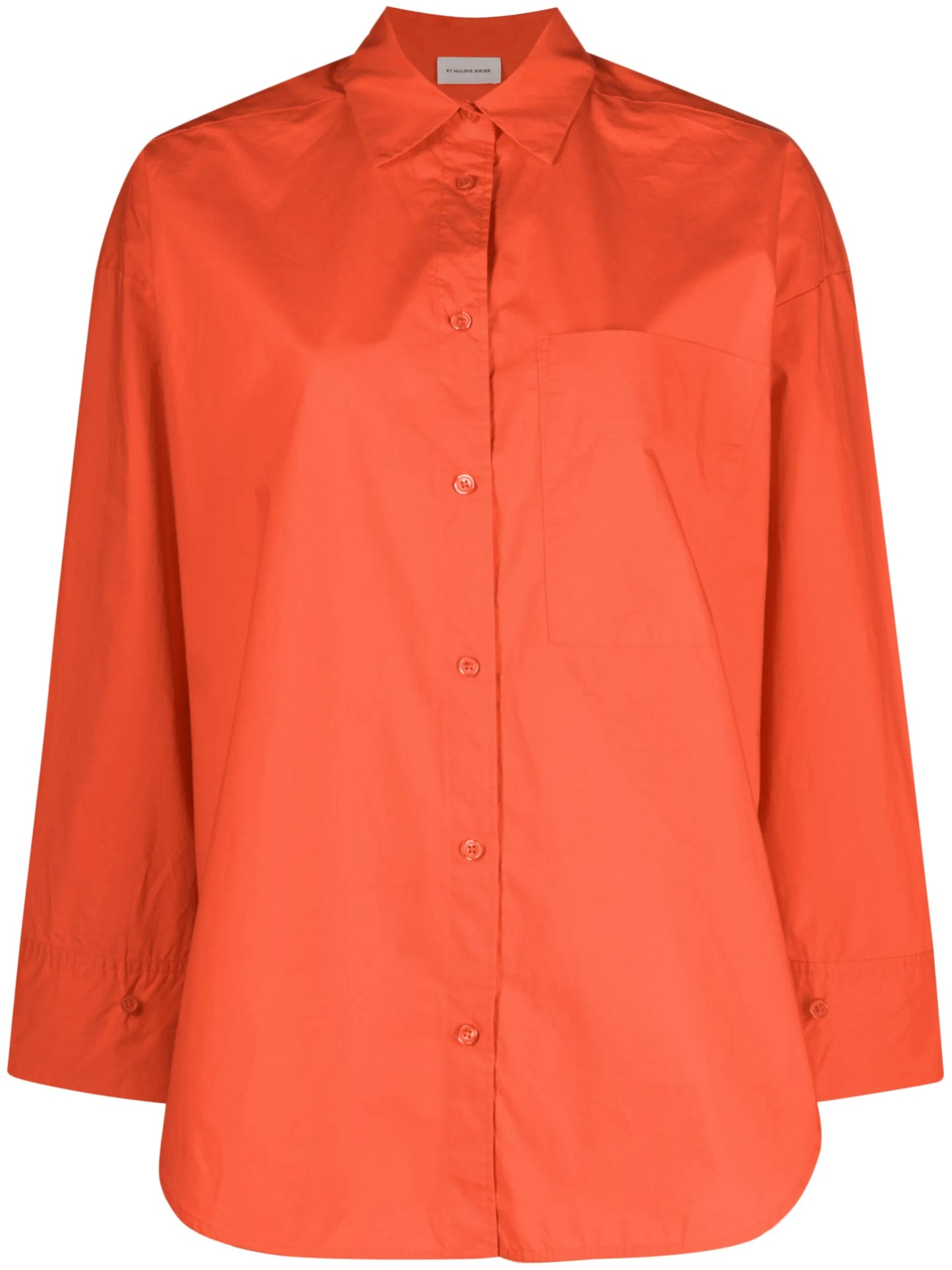 three-quarter sleeves organic-cotton shirt