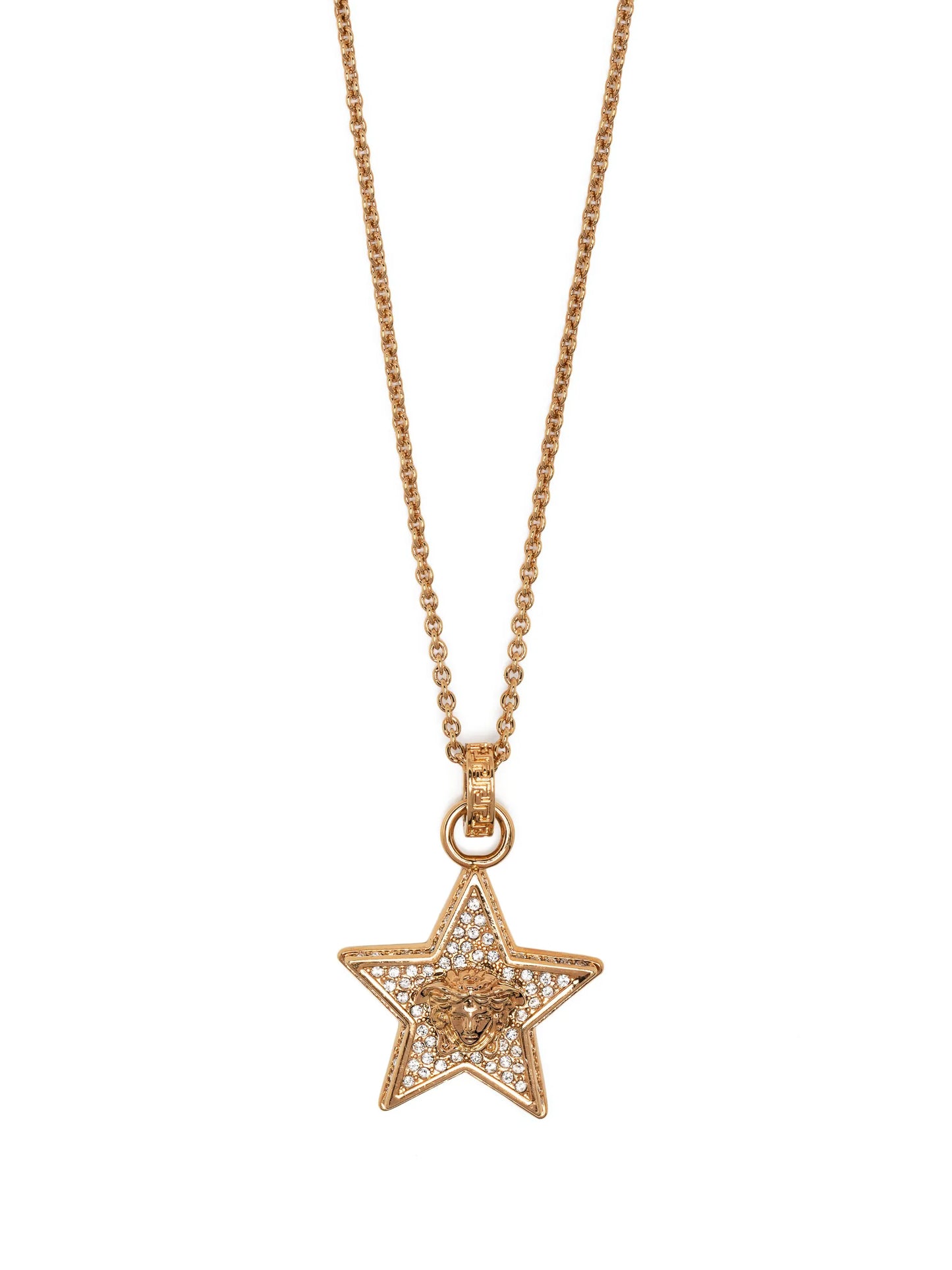 Medusa Head star-pendant necklace