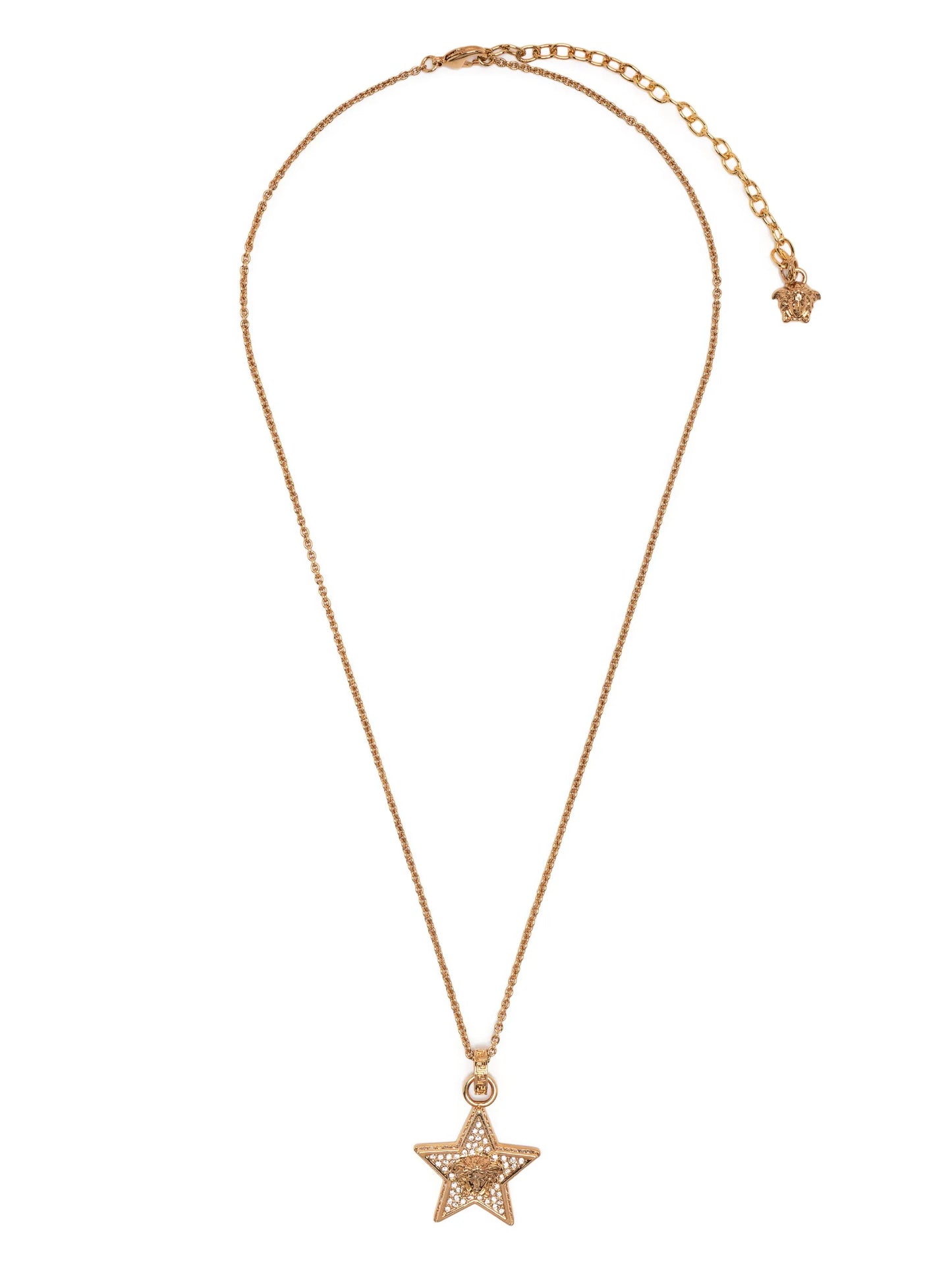 Medusa Head star-pendant necklace