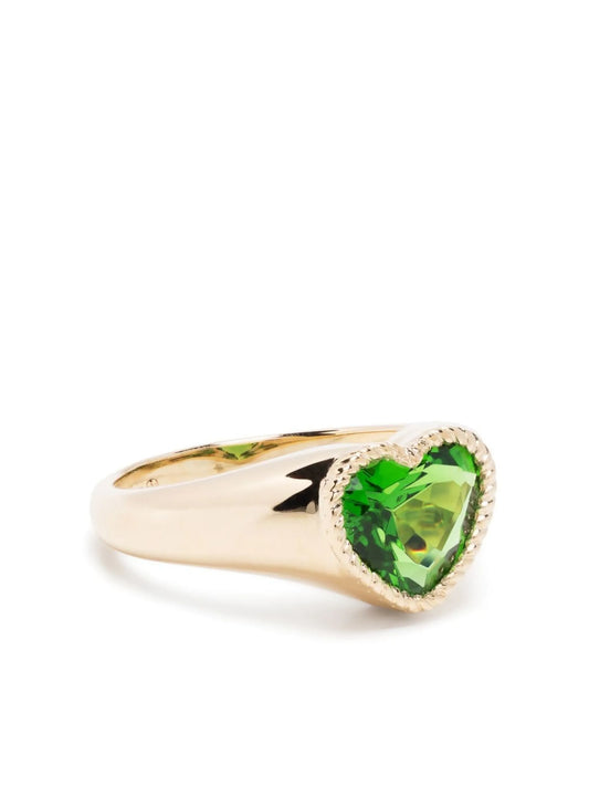 9kt yellow Baby Coeur ring