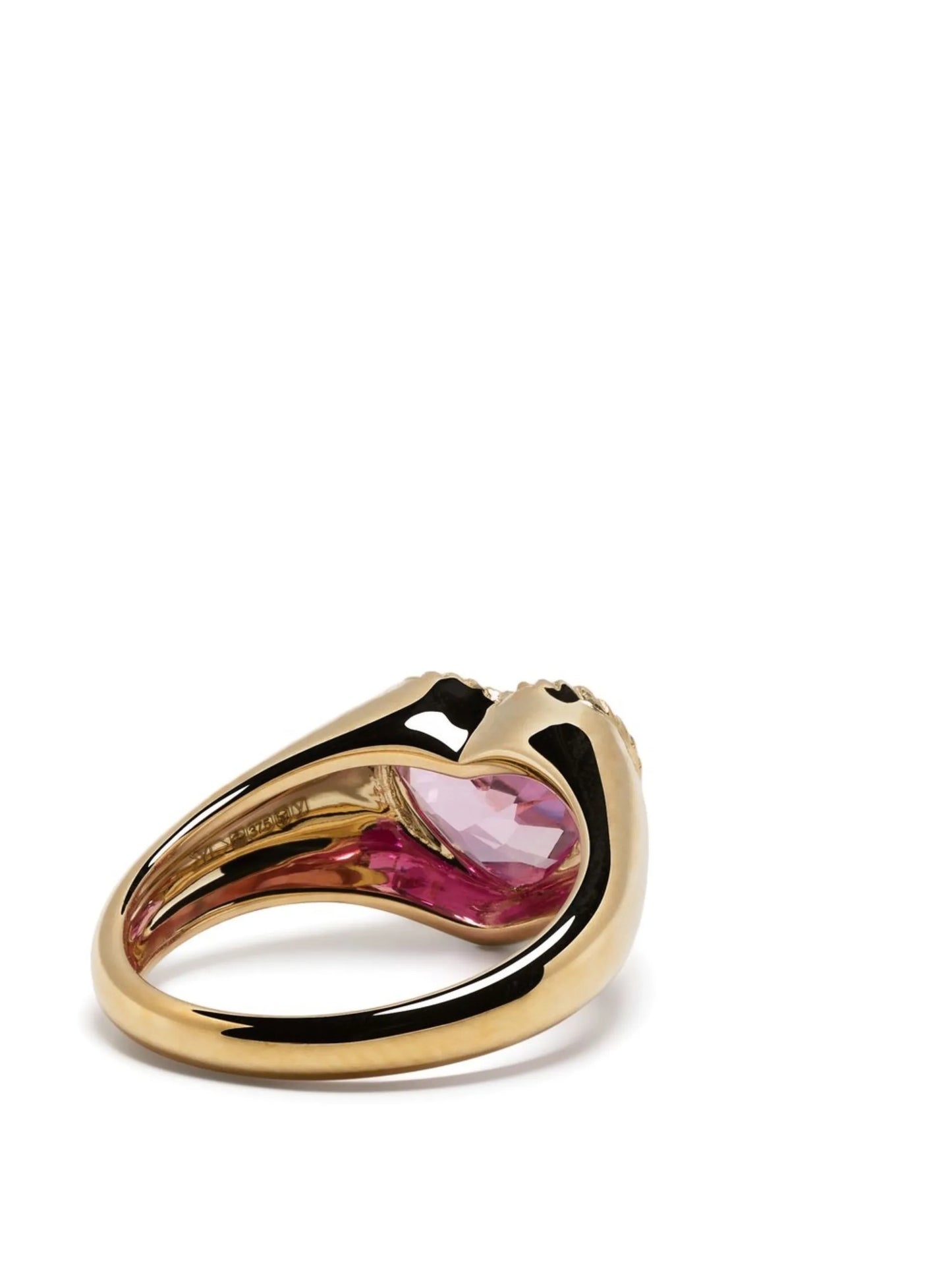 9kt yellow Baby Coeur ring