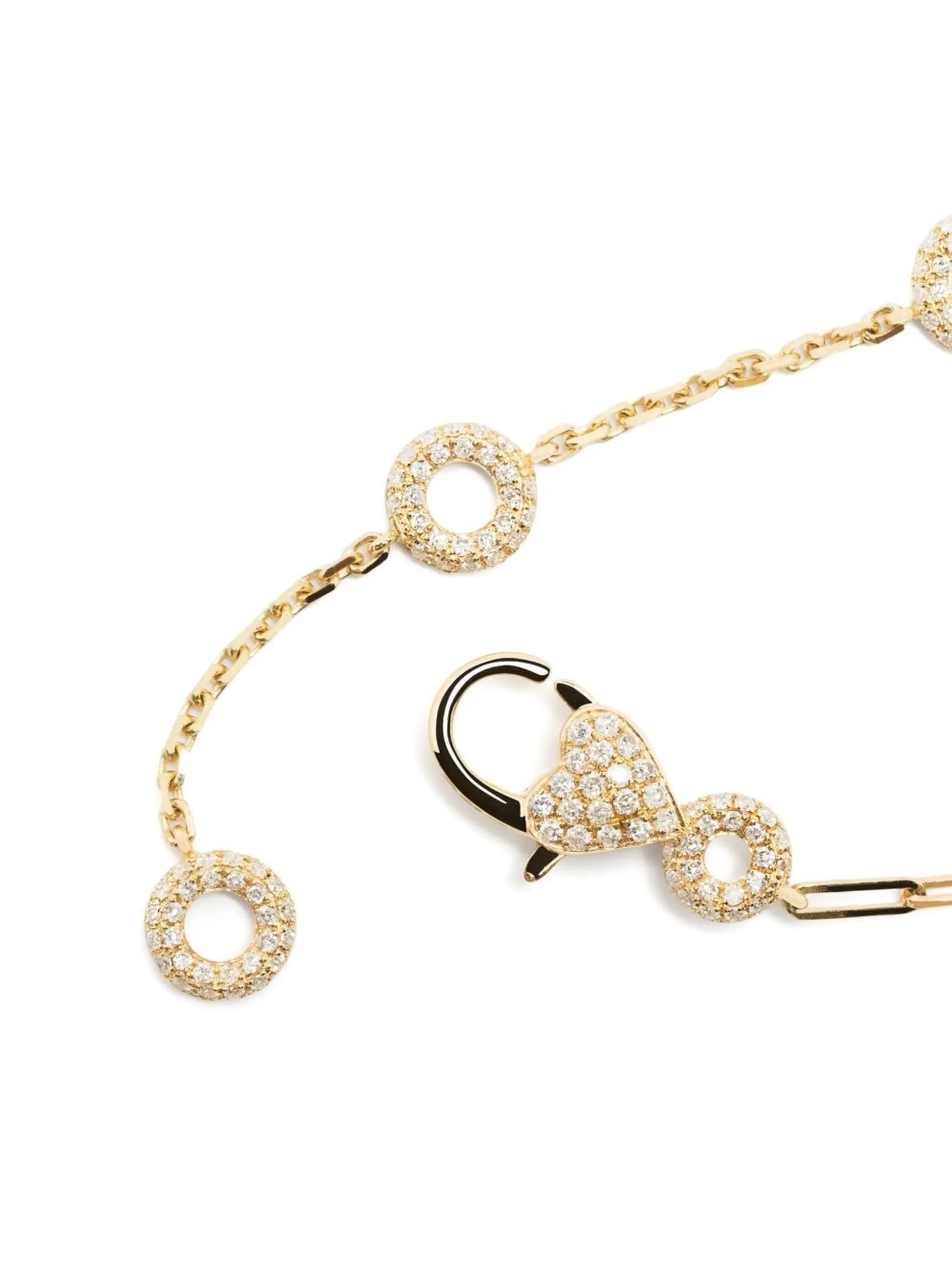 18kt yellow gold Solitaire diamond necklace
